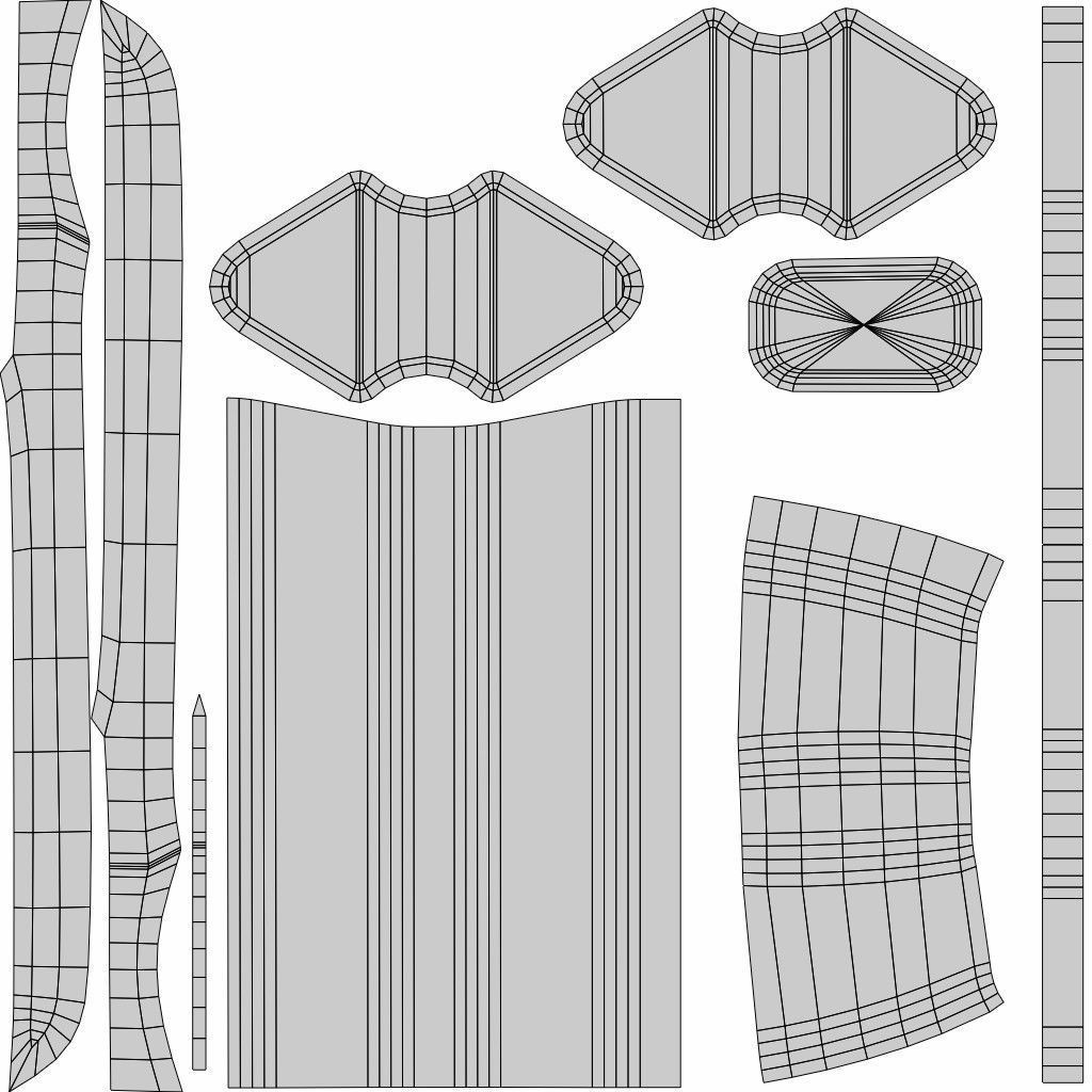 Sword 36 Low-poly 3D model_7