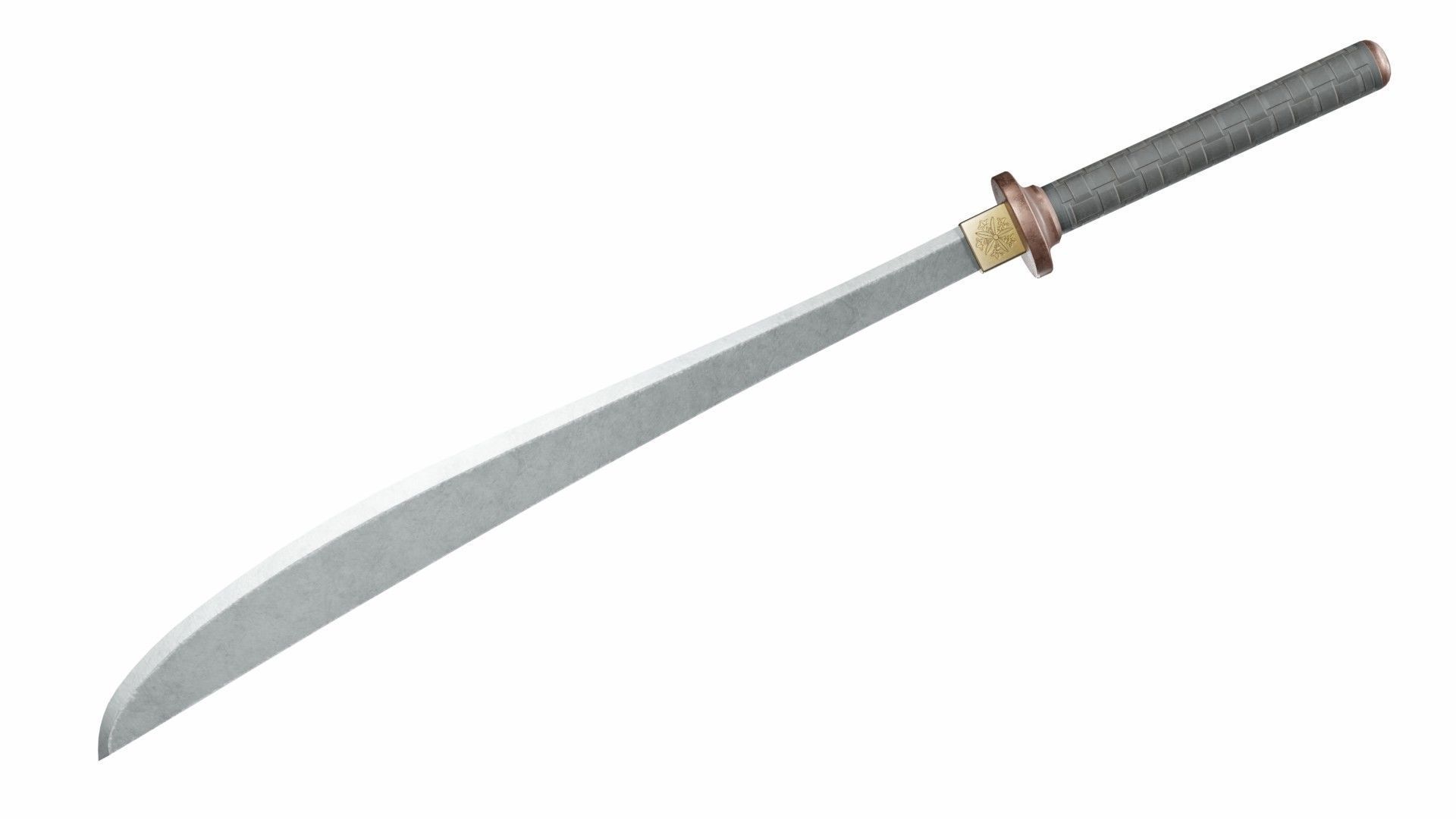 Collection of 16 longswords 3D model_12