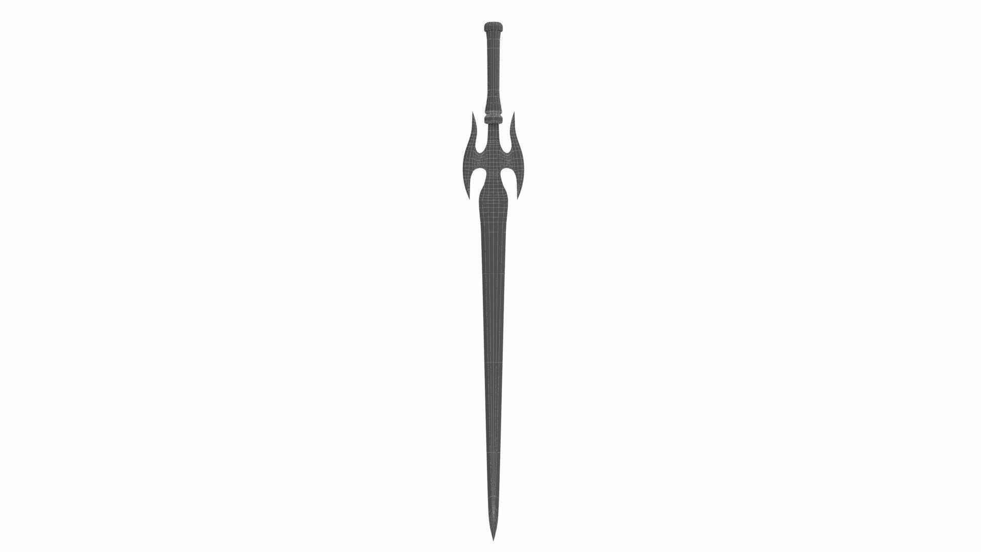 Collection of 16 longswords 3D model_24