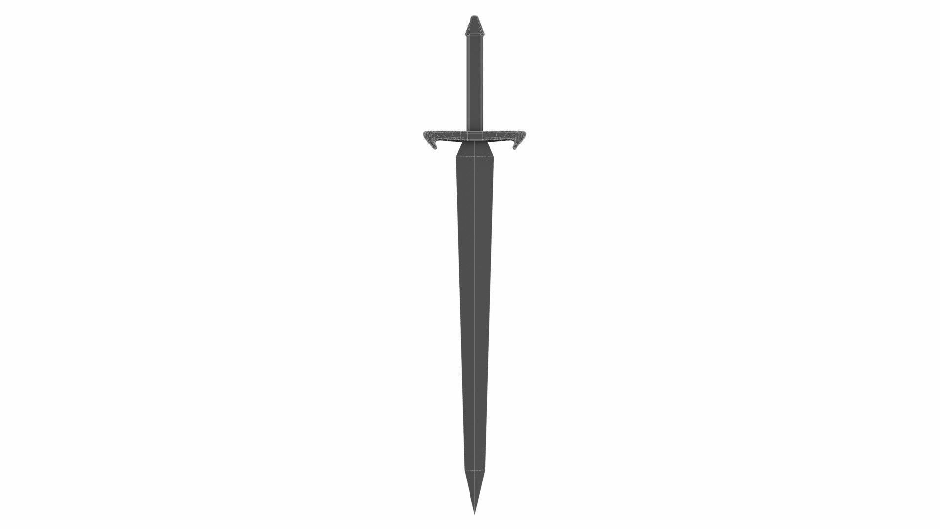 Collection of 16 longswords 3D model_4