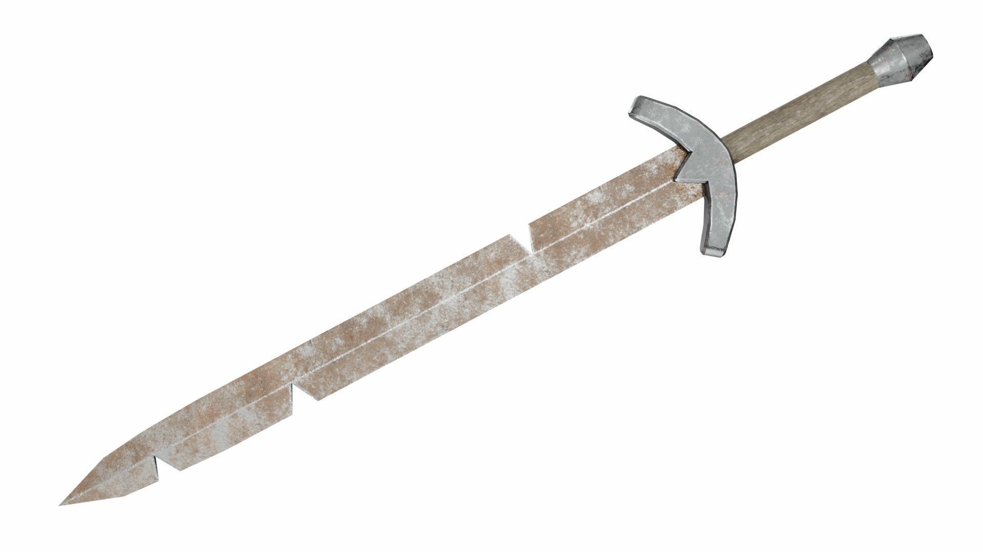 Collection of 16 longswords 3D model_19