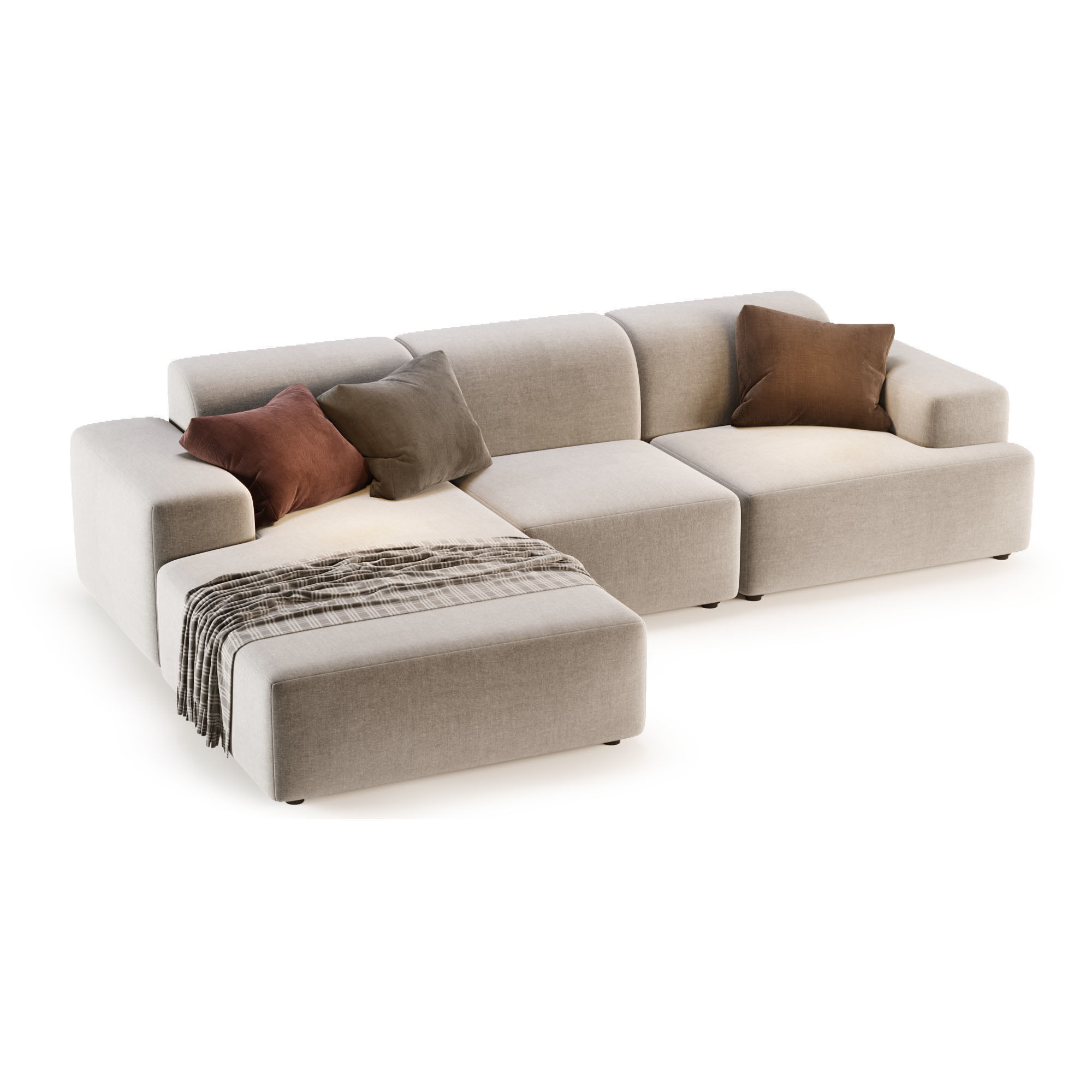 Canape Melva by Westwing Collection 3D model_5