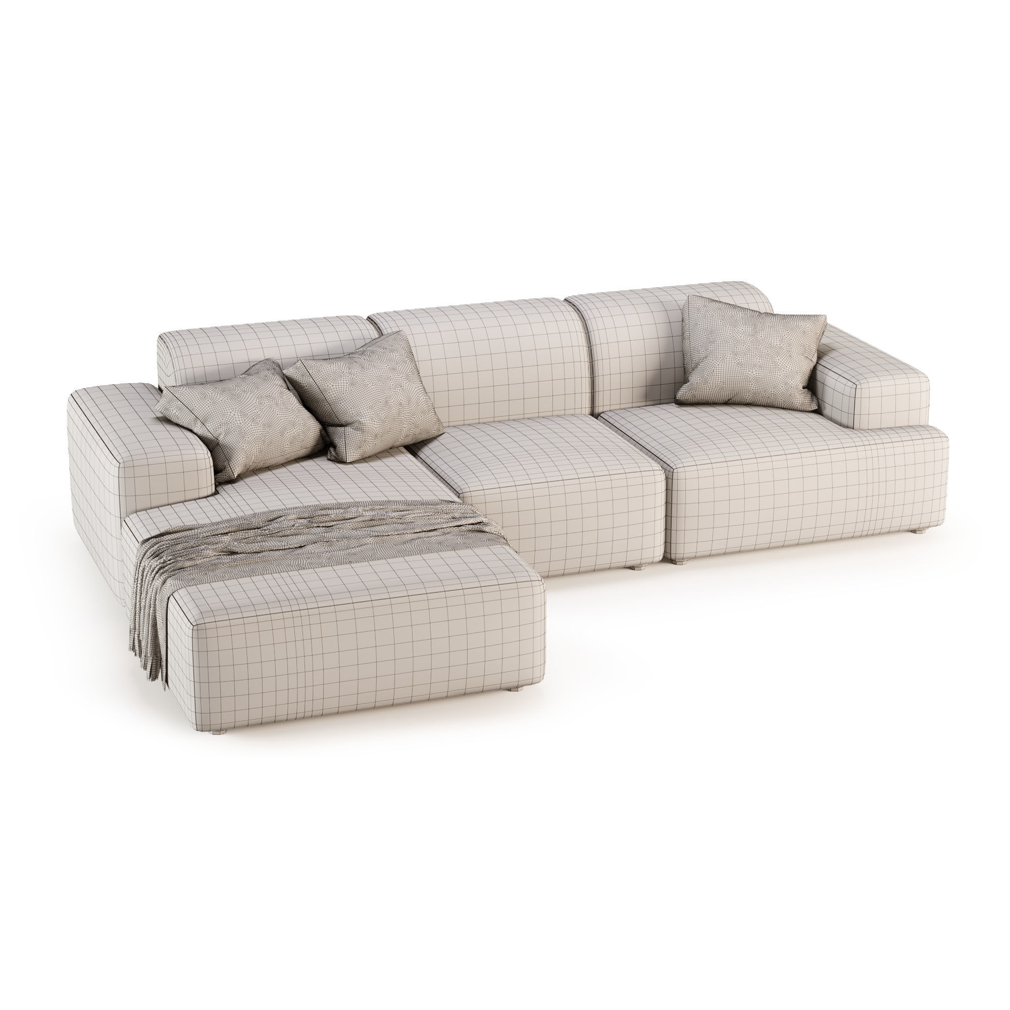 Canape Melva by Westwing Collection 3D model_10