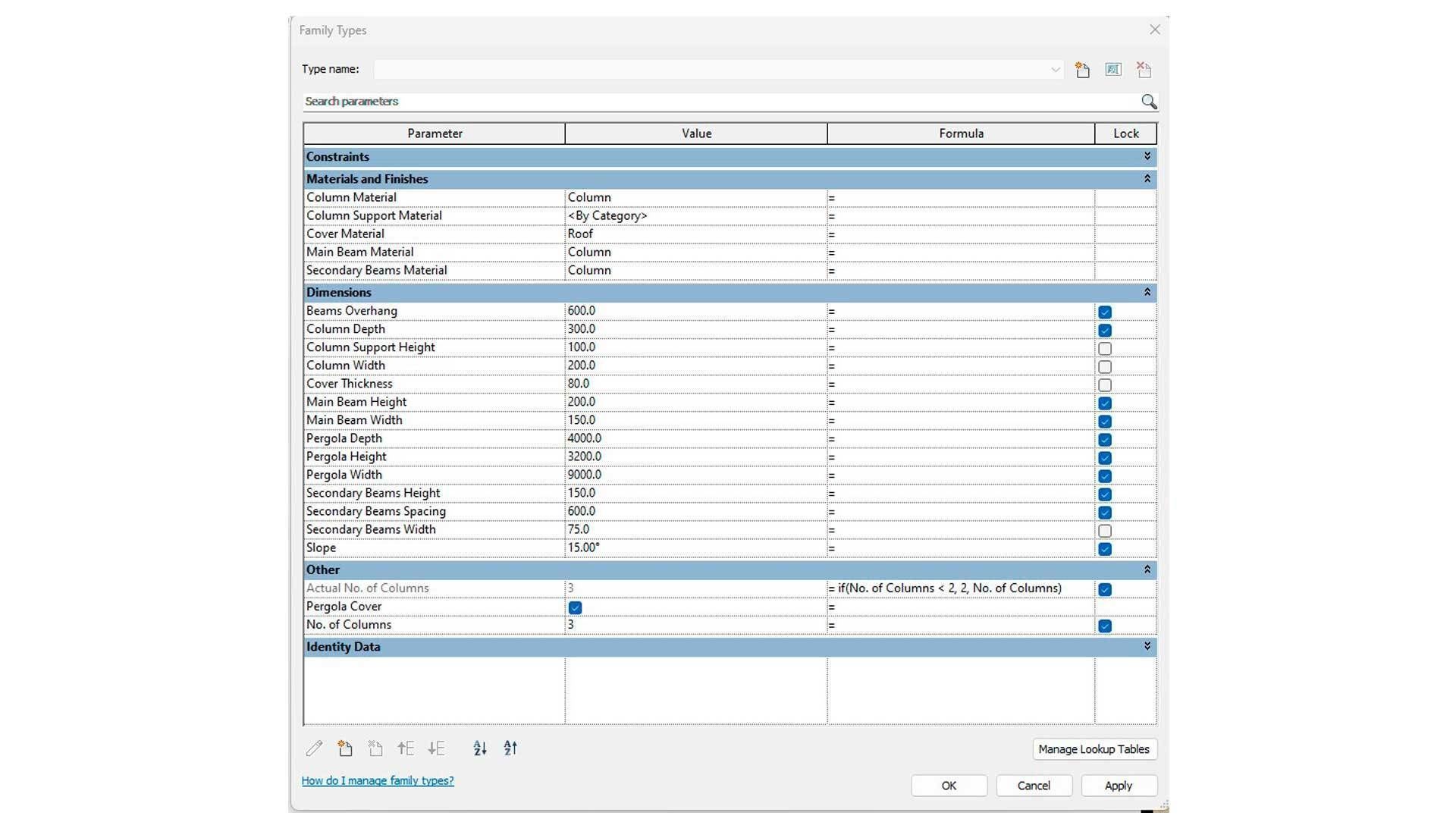 Wooden Gazebo Pitched Roof Cover 3D model_8