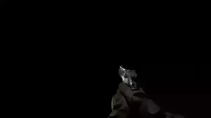 Desert Eagle and FPS arms High quality Model Animation And Rig