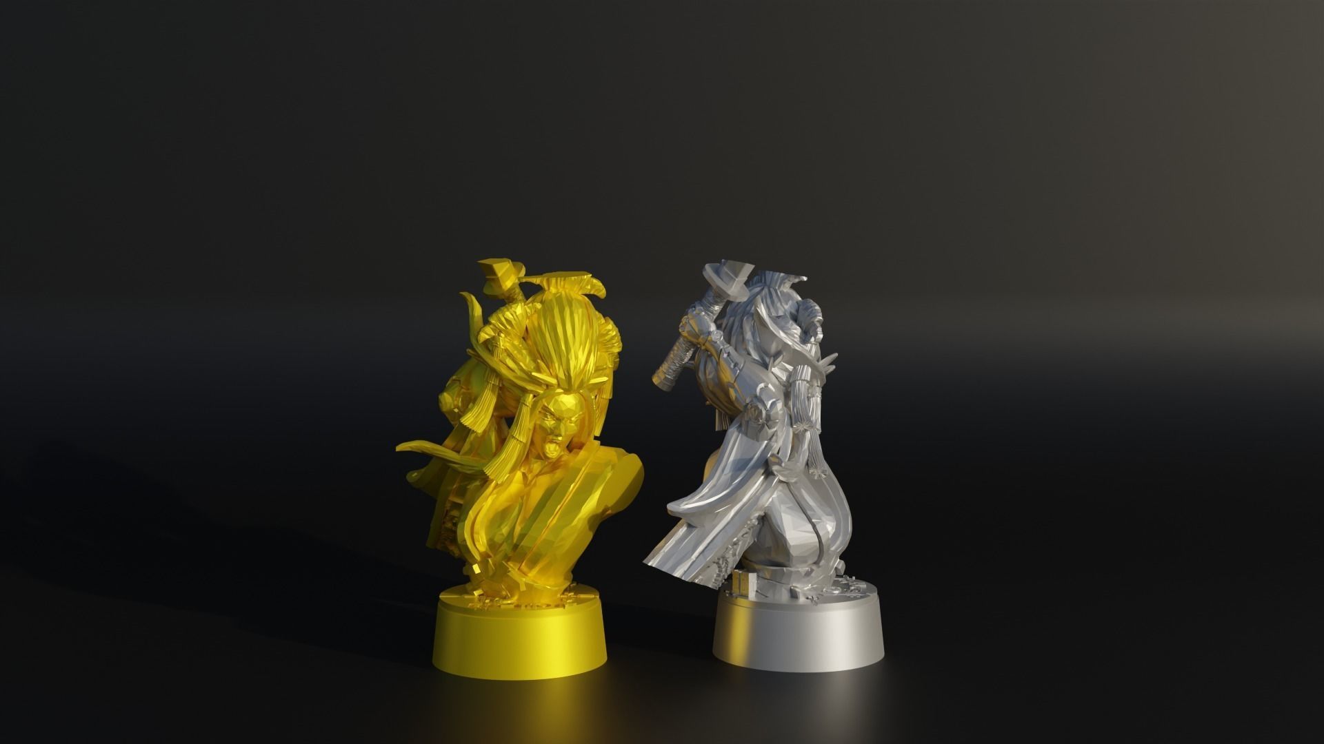 CyberPunk Chess Set - Game Chess With 6 Different Model 3D print model_8