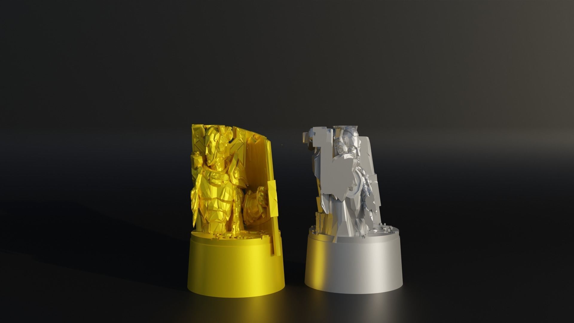 CyberPunk Chess Set - Game Chess With 6 Different Model 3D print model_7