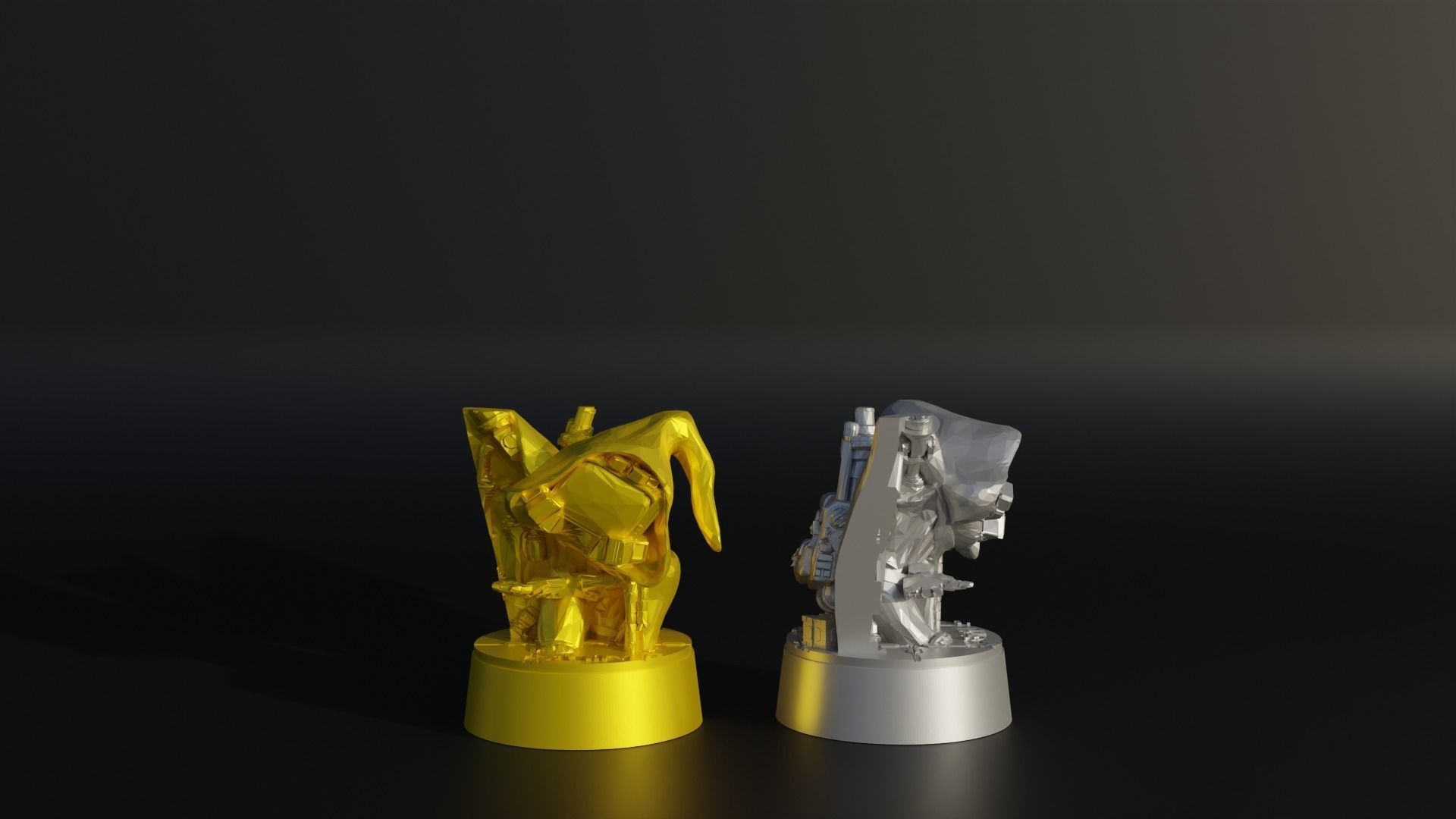 CyberPunk Chess Set - Game Chess With 6 Different Model 3D print model_10