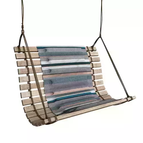 Swings seat with hanging ropes