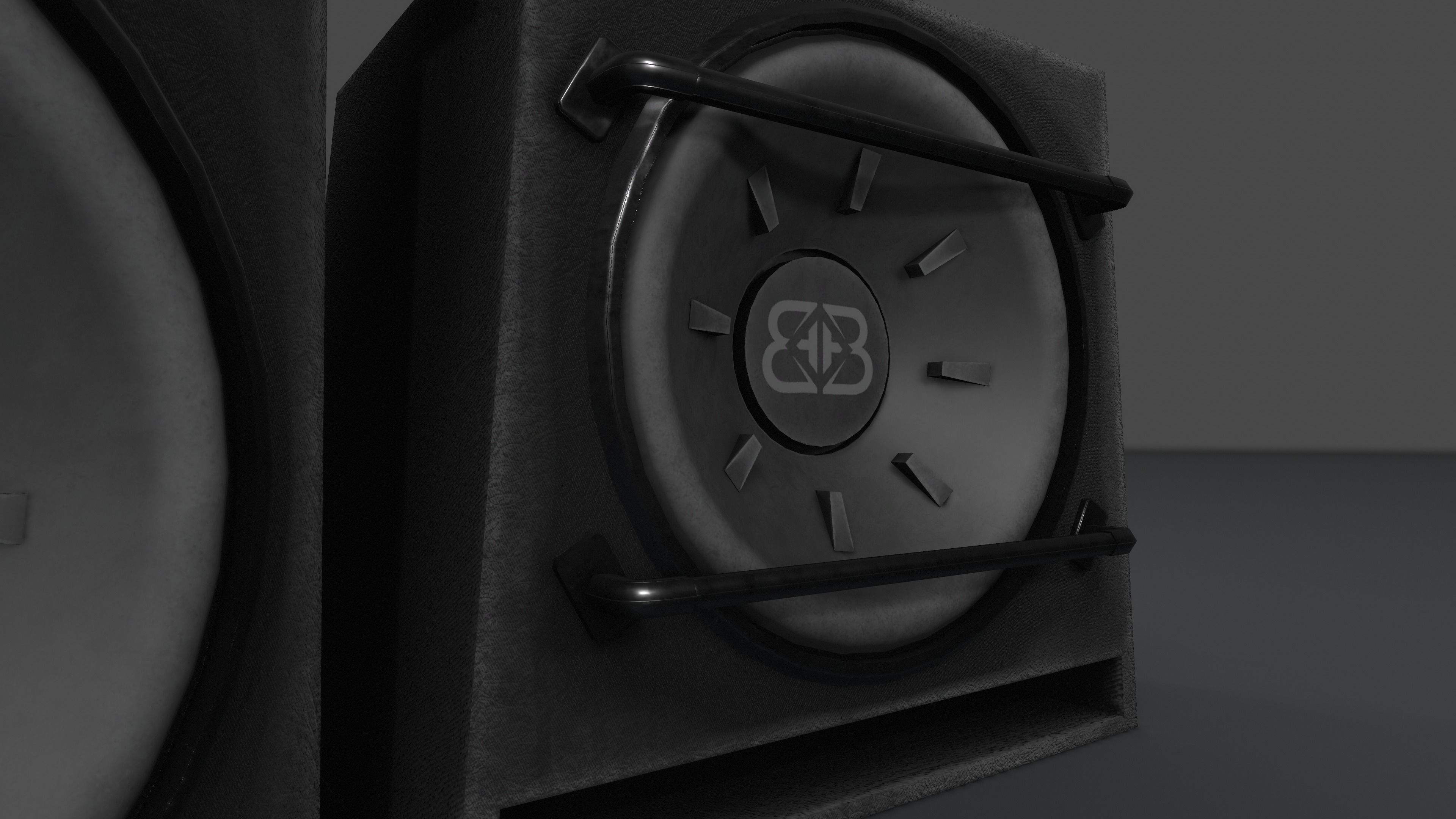 Banana Speakers V10 - BBL A1000 and BBL S1050 Low-poly 3D model_1