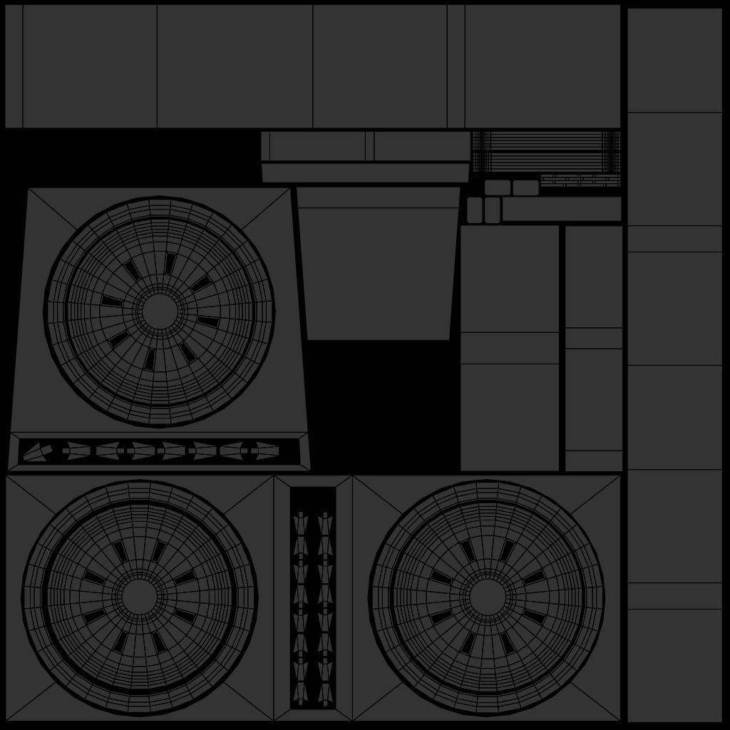 Banana Speakers V10 - BBL A1000 and BBL S1050 Low-poly 3D model_8