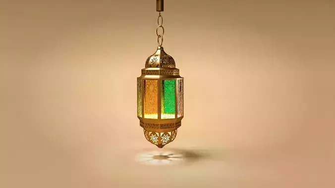 Lantern Islamic 3D model