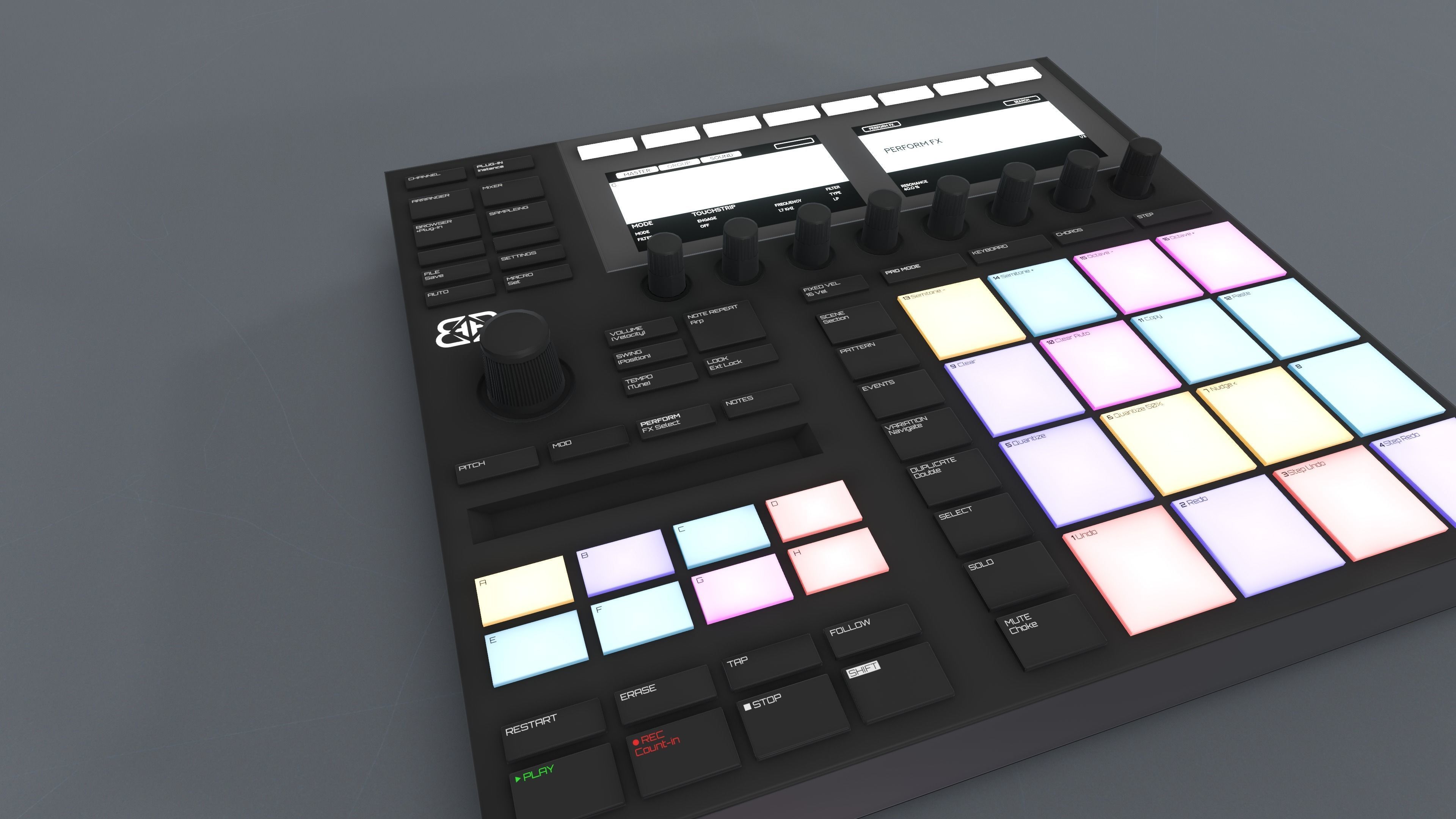 Banana BNN MK3 Low-poly 3D model_1