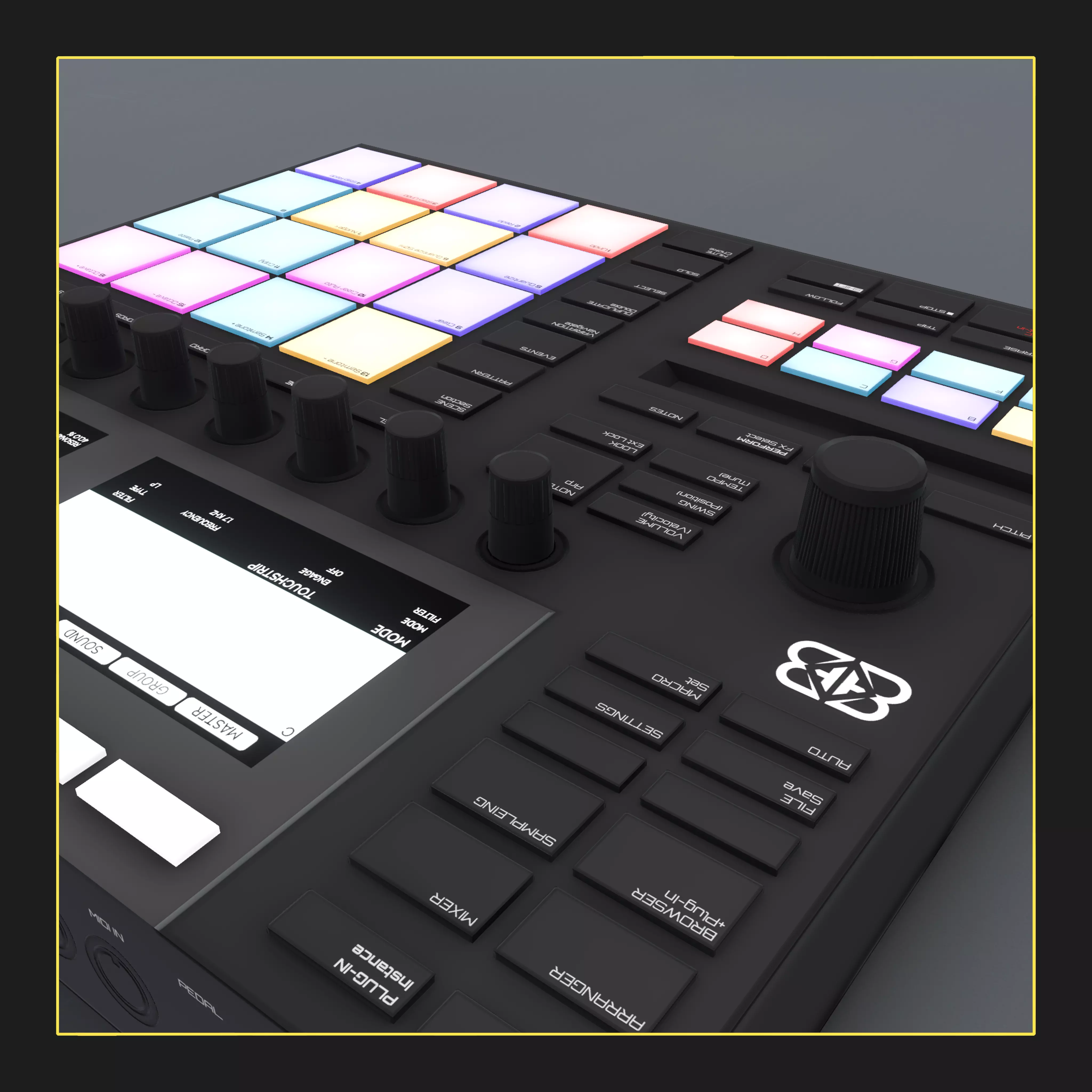 Banana BNN MK3 Low-poly 3D model_0