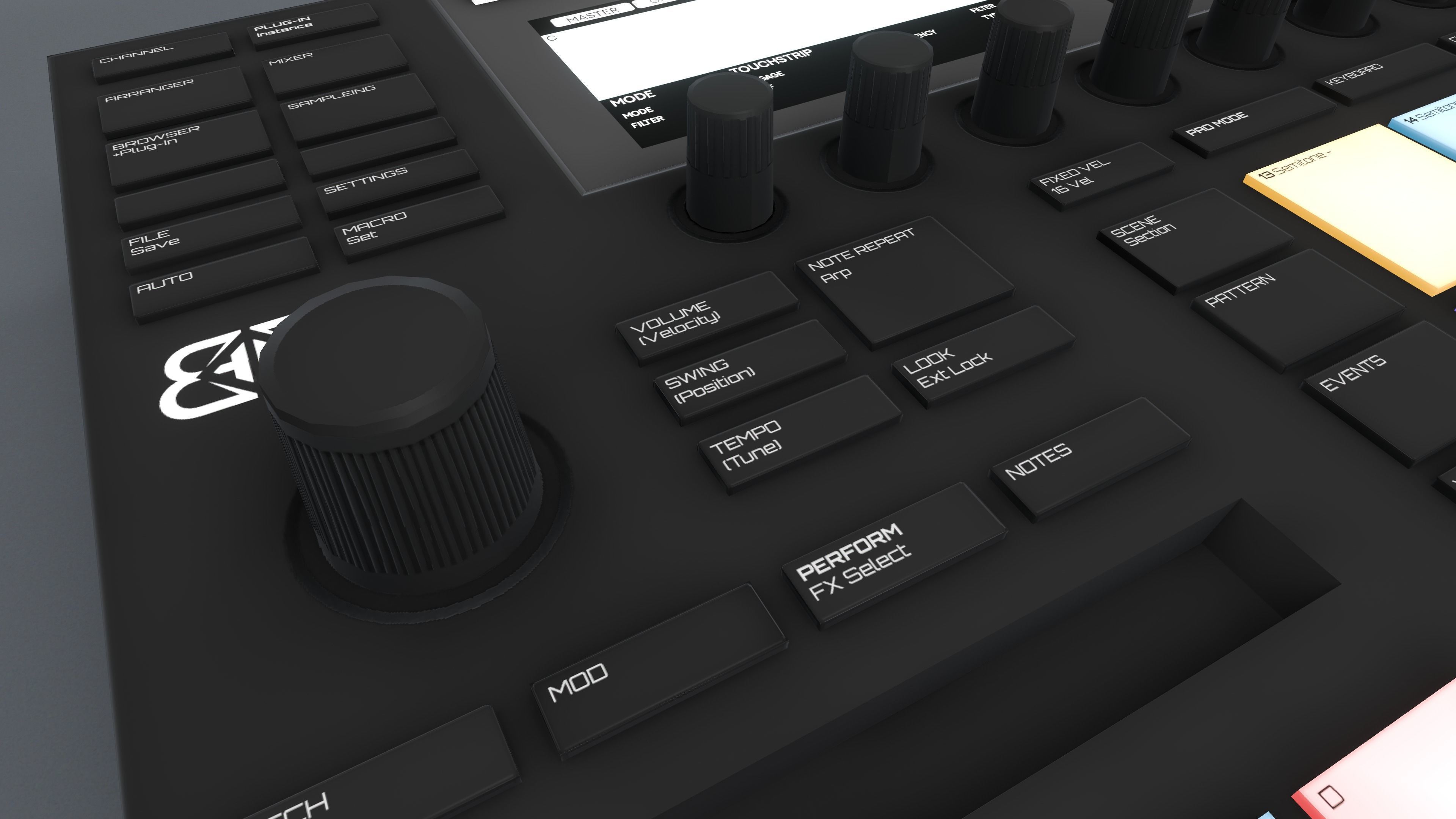 Banana BNN MK3 Low-poly 3D model_3