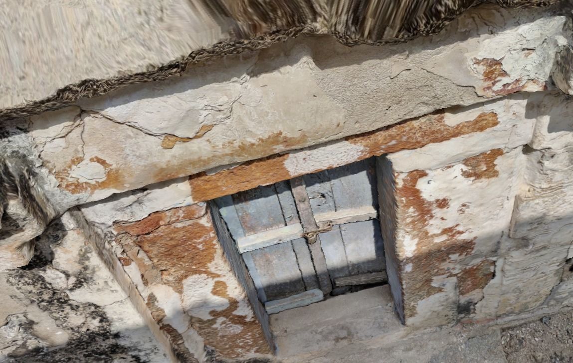 Indian Ancient Front Door 3D model_5