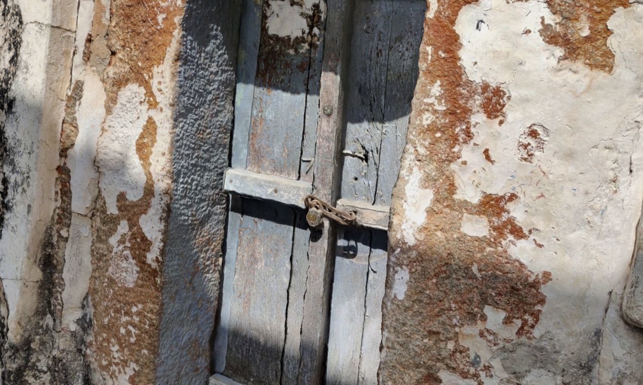 Indian Ancient Front Door 3D model_7