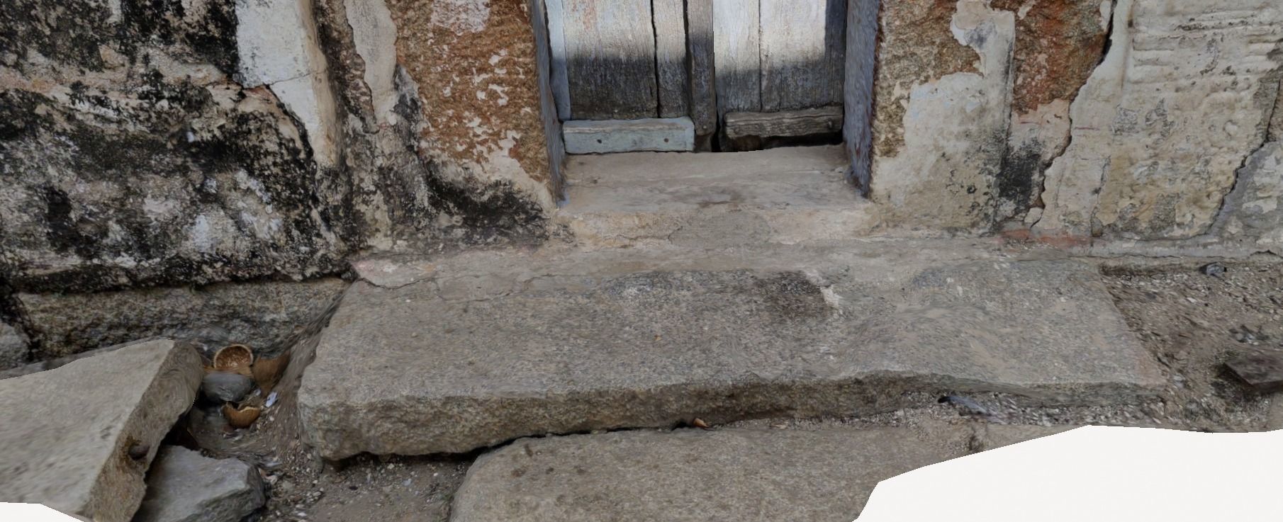 Indian Ancient Front Door 3D model_4