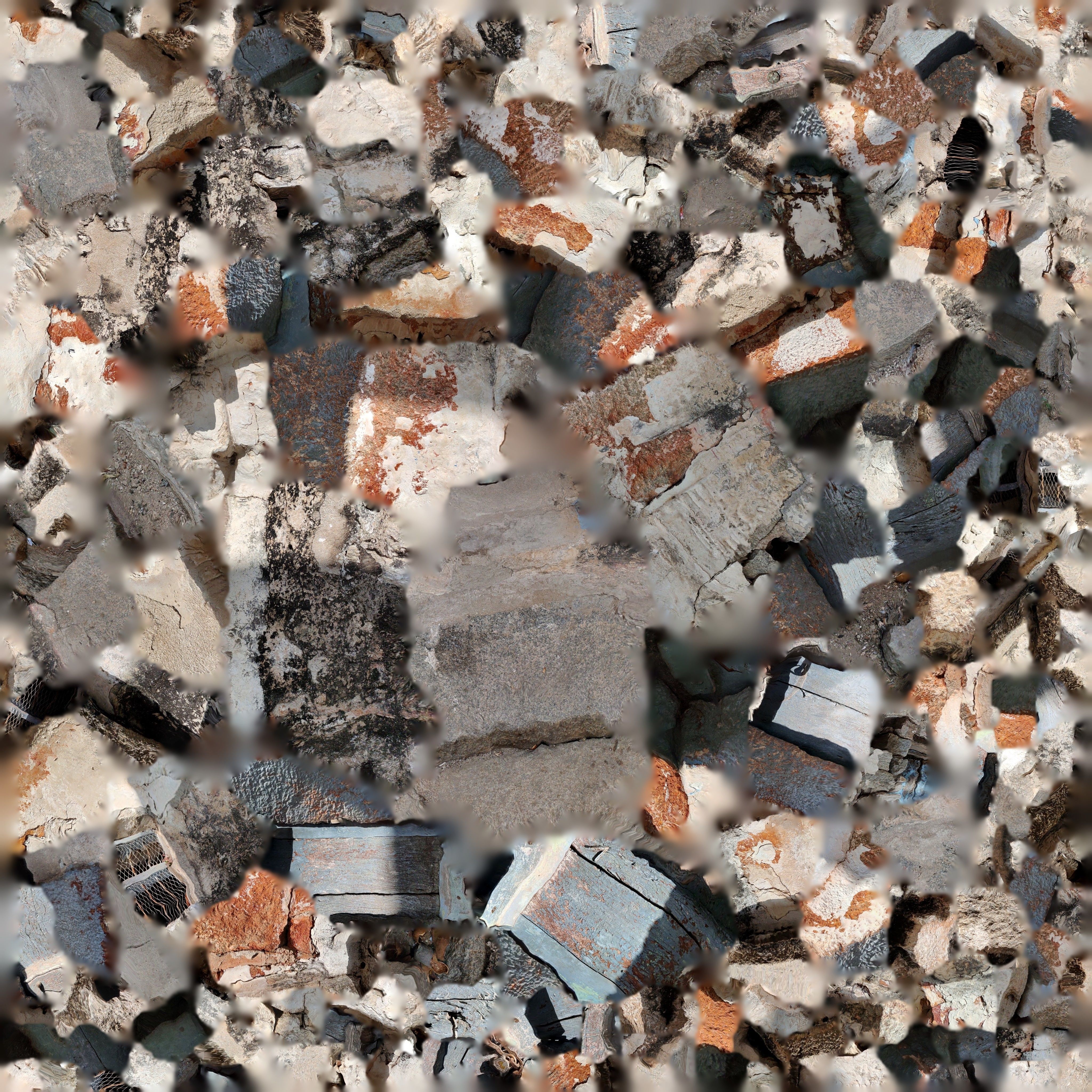 Indian Ancient Front Door 3D model_9