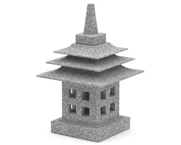 Japanese stone lantern