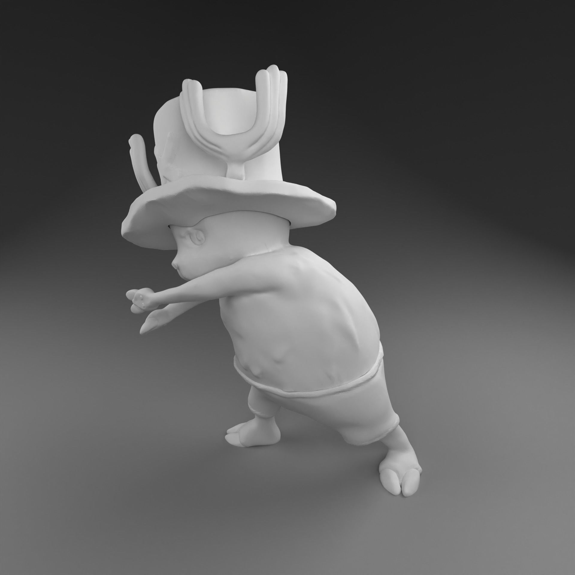 Chopper 3D print model_3