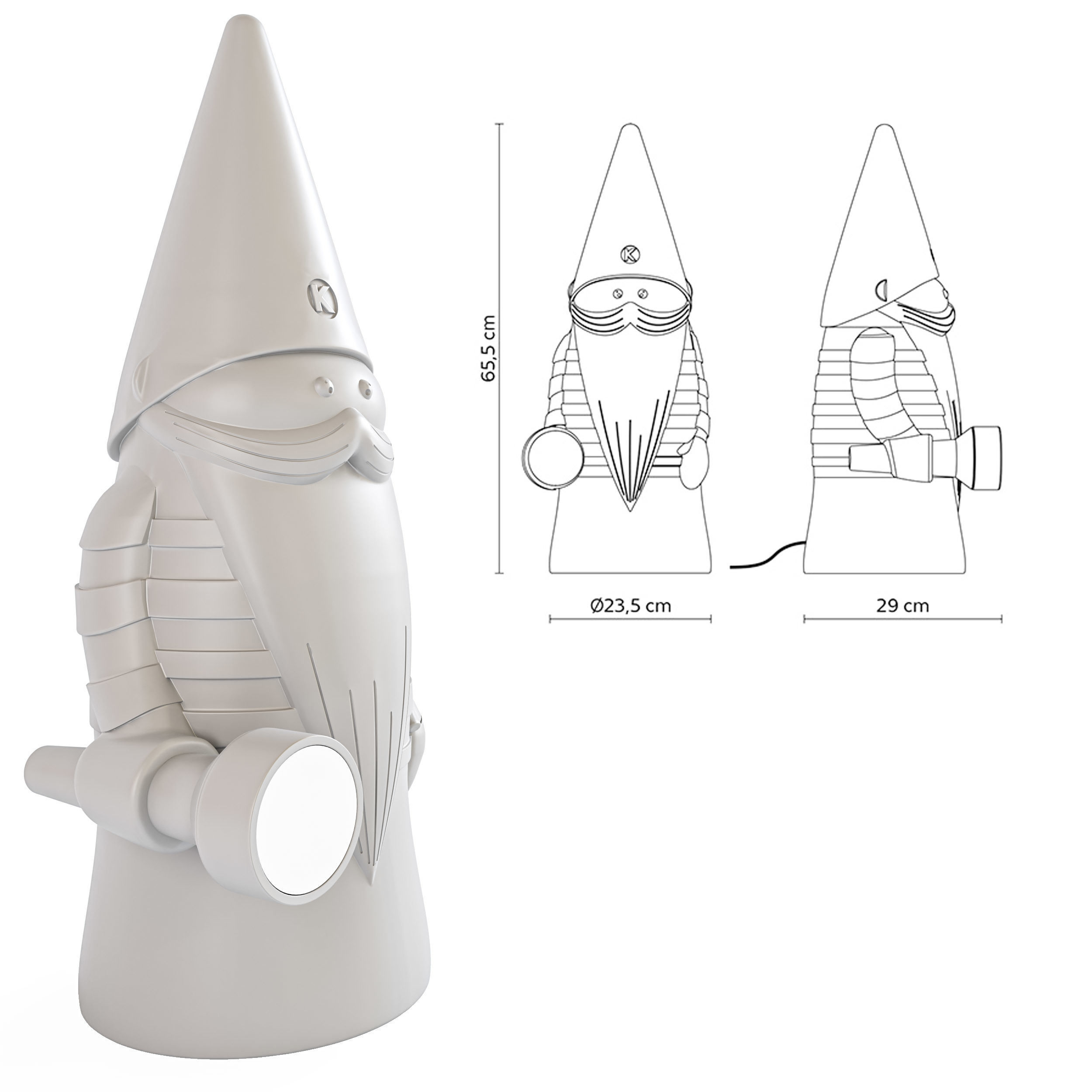 Street lamp Karman OTTAVO 3D model_3