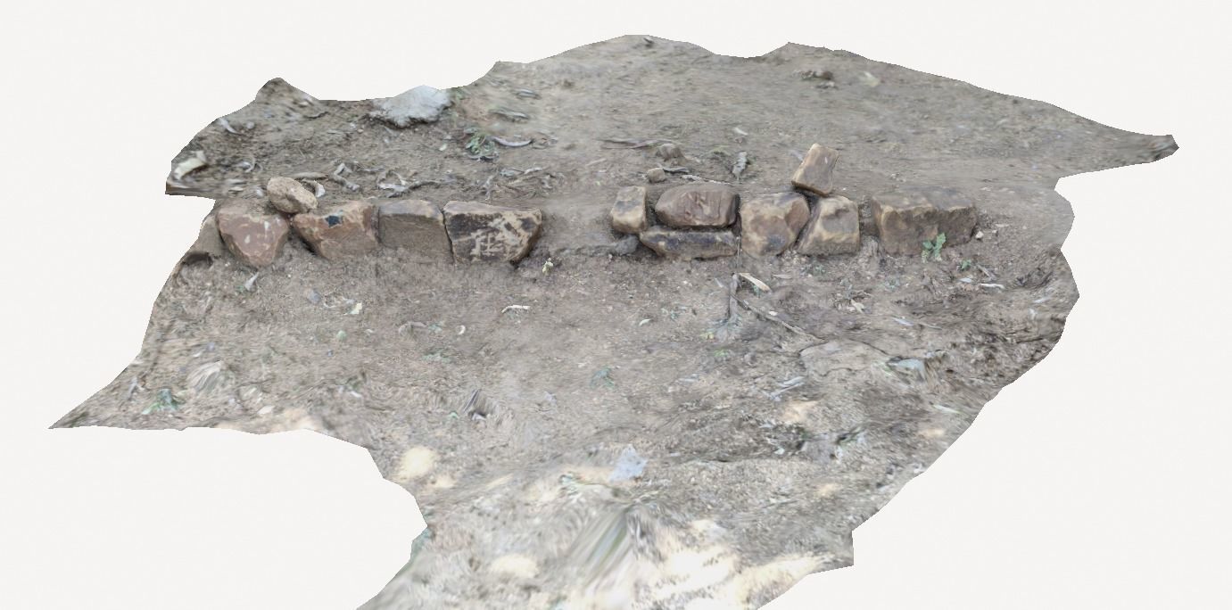 Rocks in Forest 3D model_2