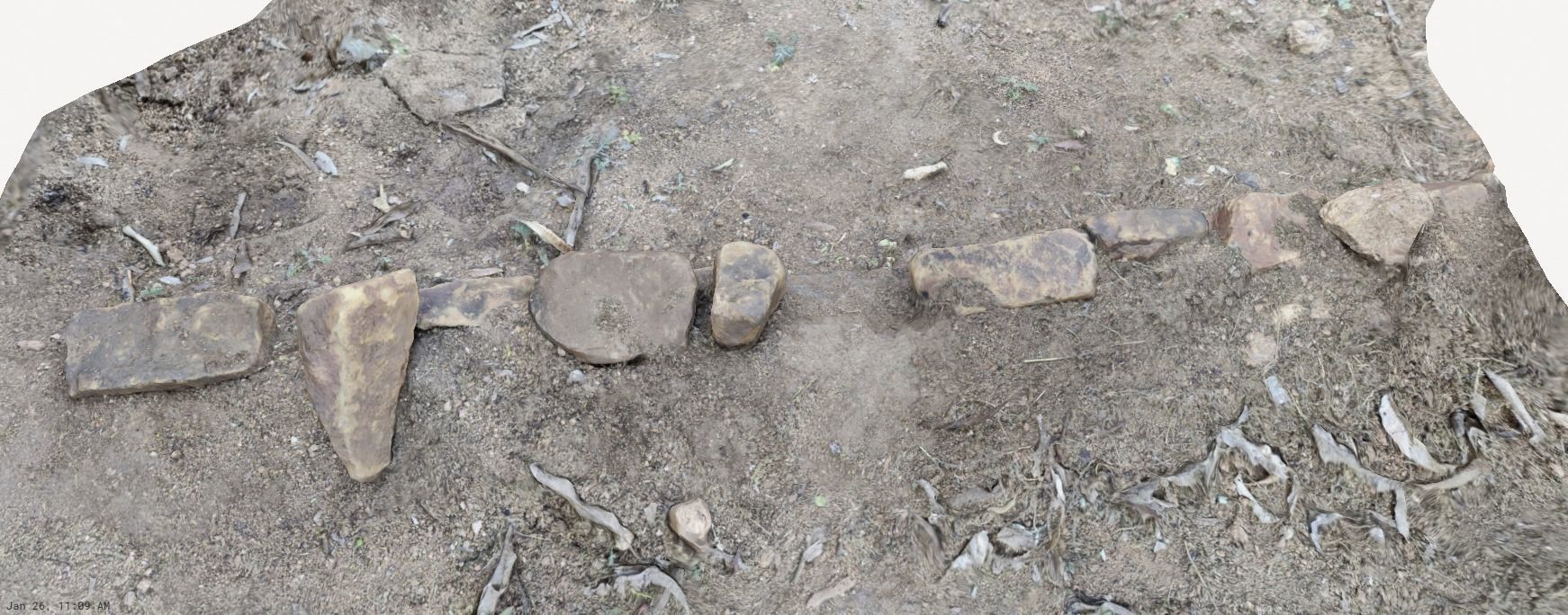 Rocks in Forest 3D model_5