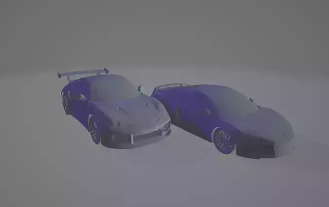 PORSCHE AND AUDI R8 READY TO PRINT