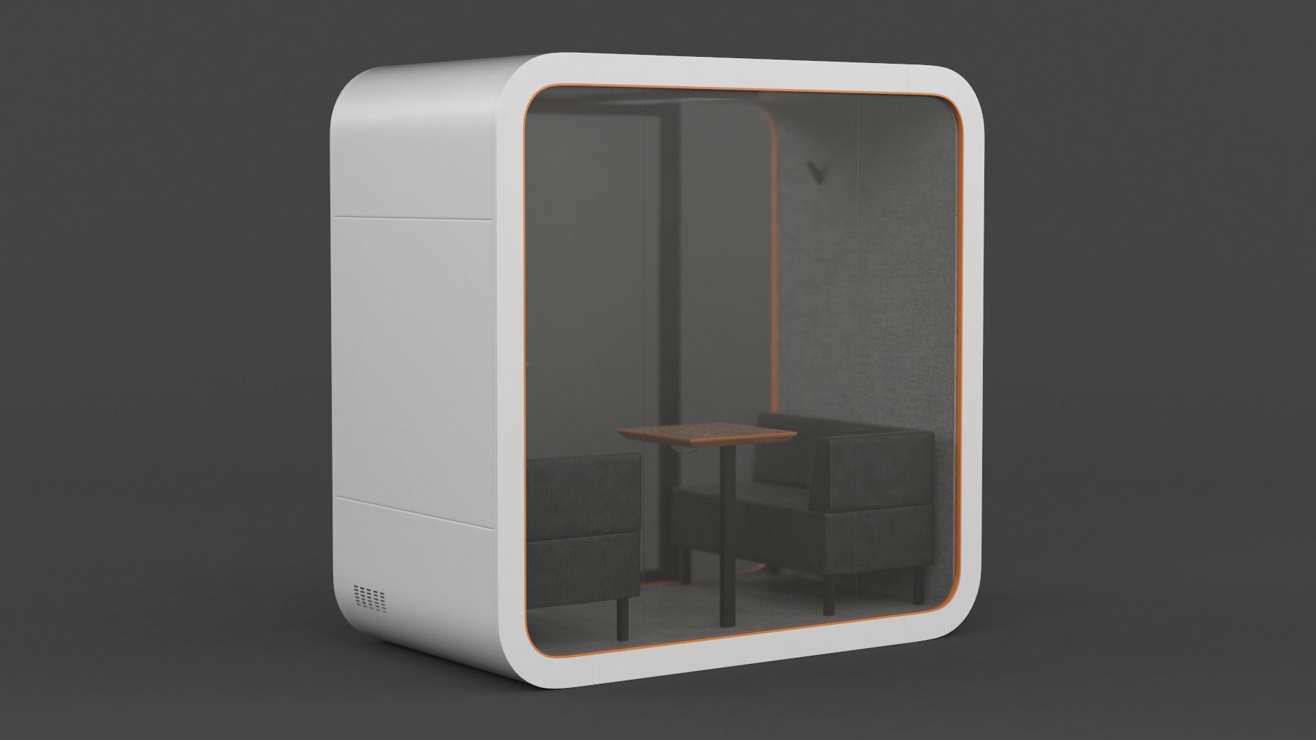 Phone Booth 3D model_2