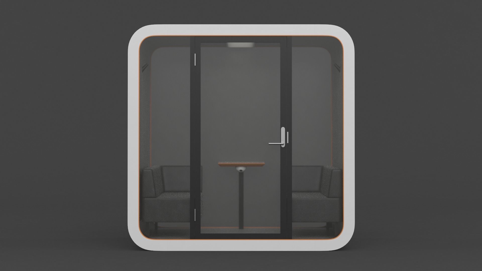 Phone Booth 3D model_1