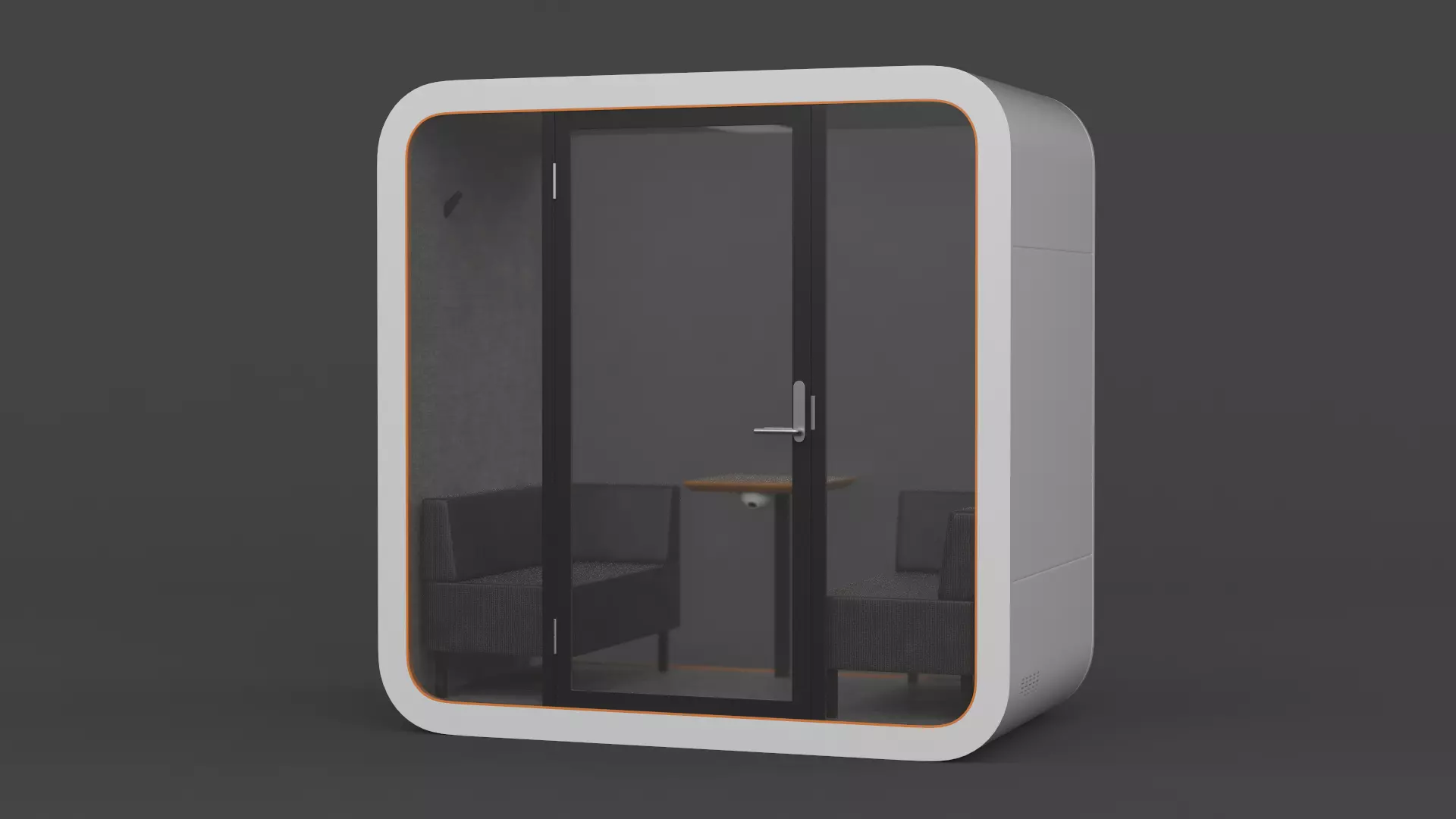 Phone Booth 3D model_0