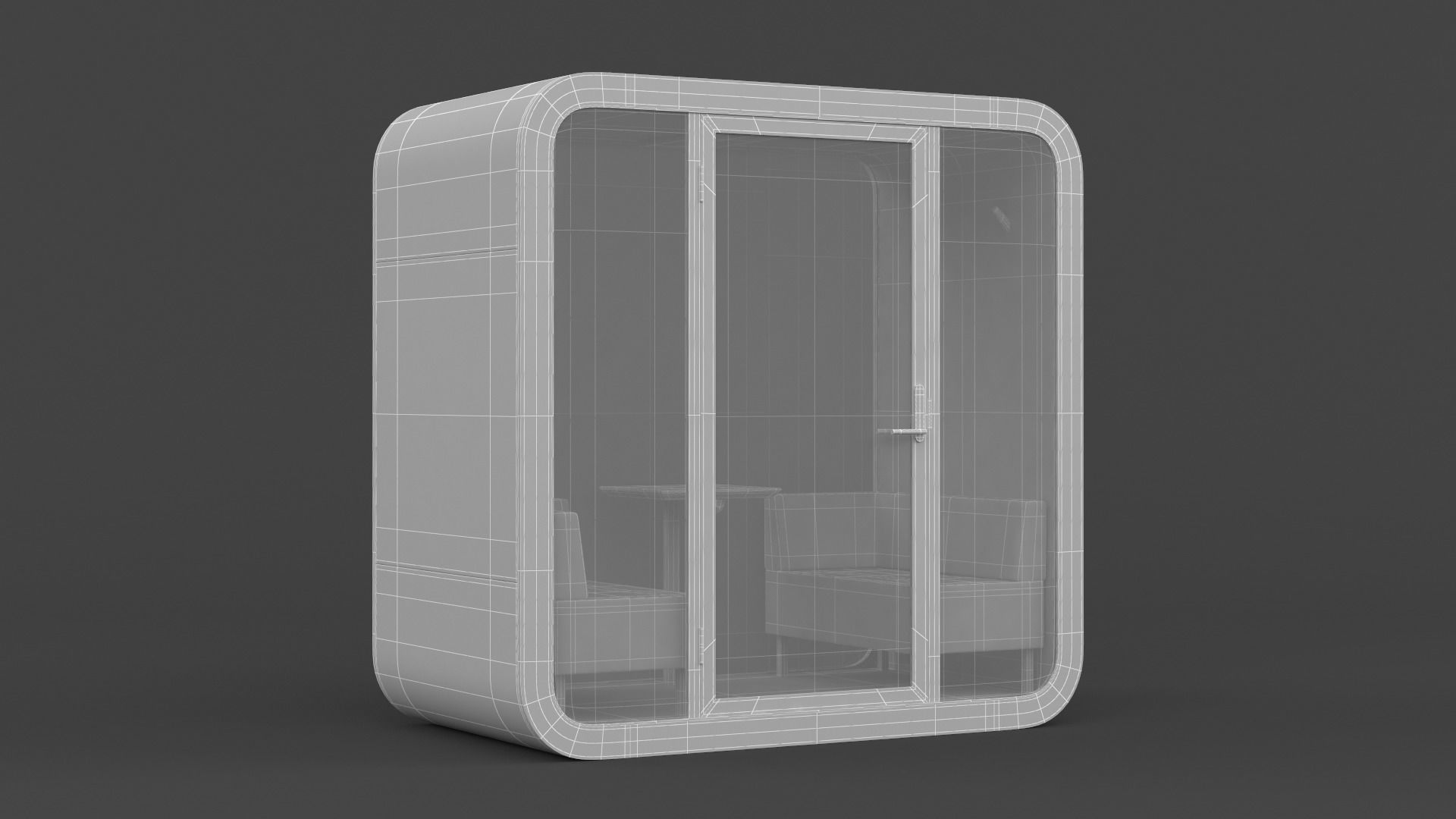 Phone Booth 3D model_10