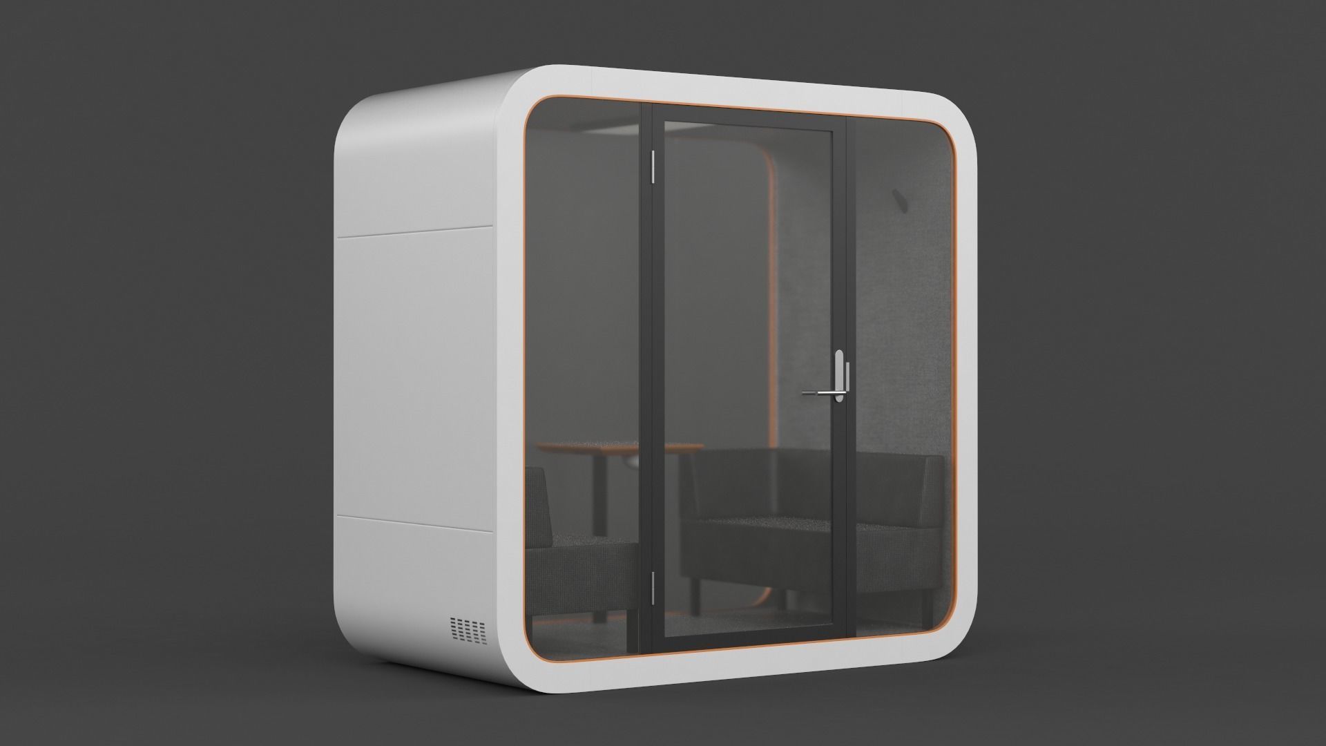 Phone Booth 3D model_4