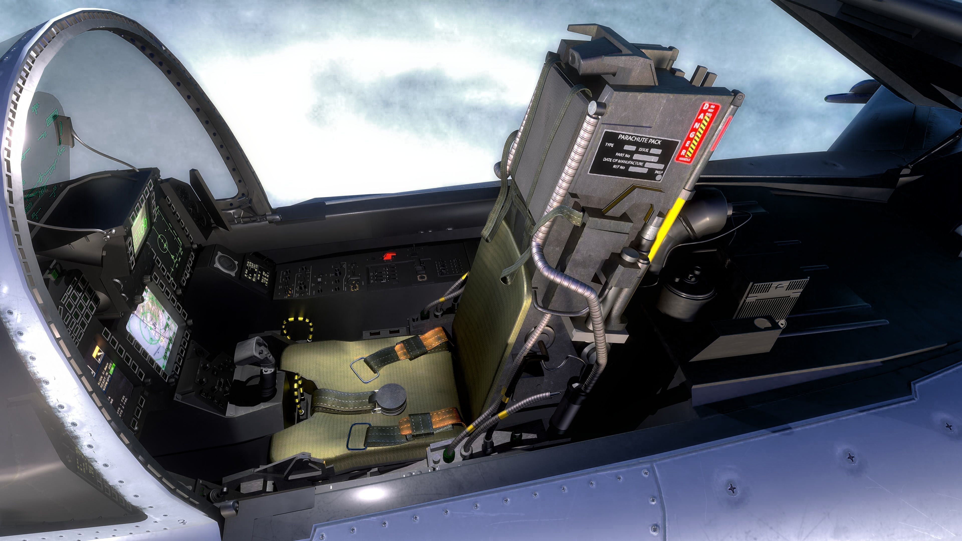 EuroFighter Typhoon Fully Rigged with High Resolution Cocpit Low-poly 3D model_27