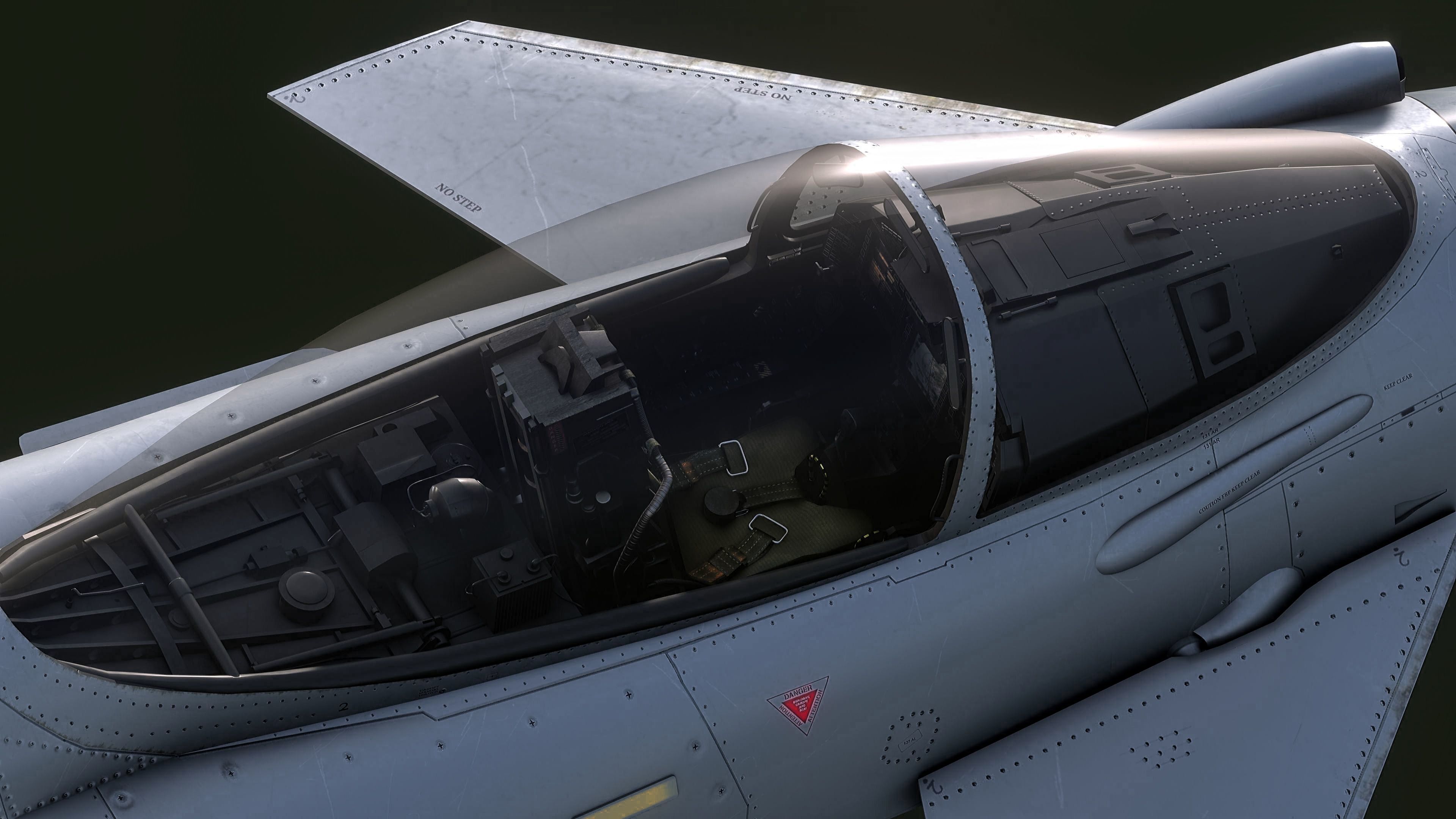 EuroFighter Typhoon Fully Rigged with High Resolution Cocpit Low-poly 3D model_23