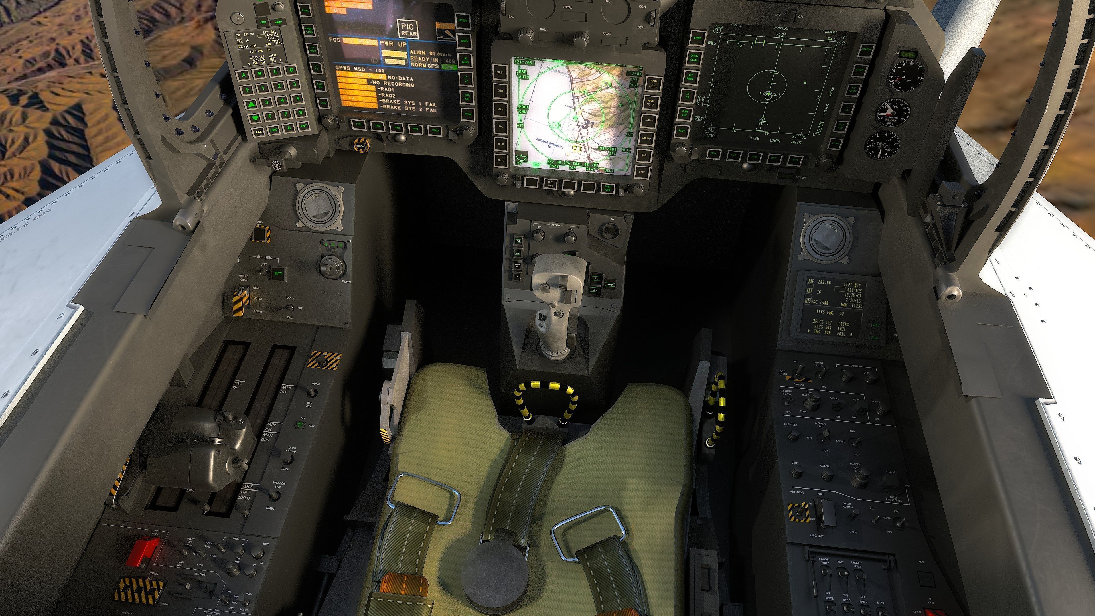 EuroFighter Typhoon Fully Rigged with High Resolution Cocpit Low-poly 3D model_30