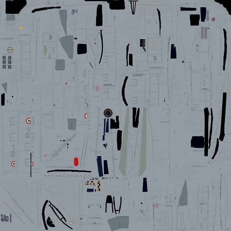 EuroFighter Typhoon Fully Rigged with High Resolution Cocpit Low-poly 3D model_40