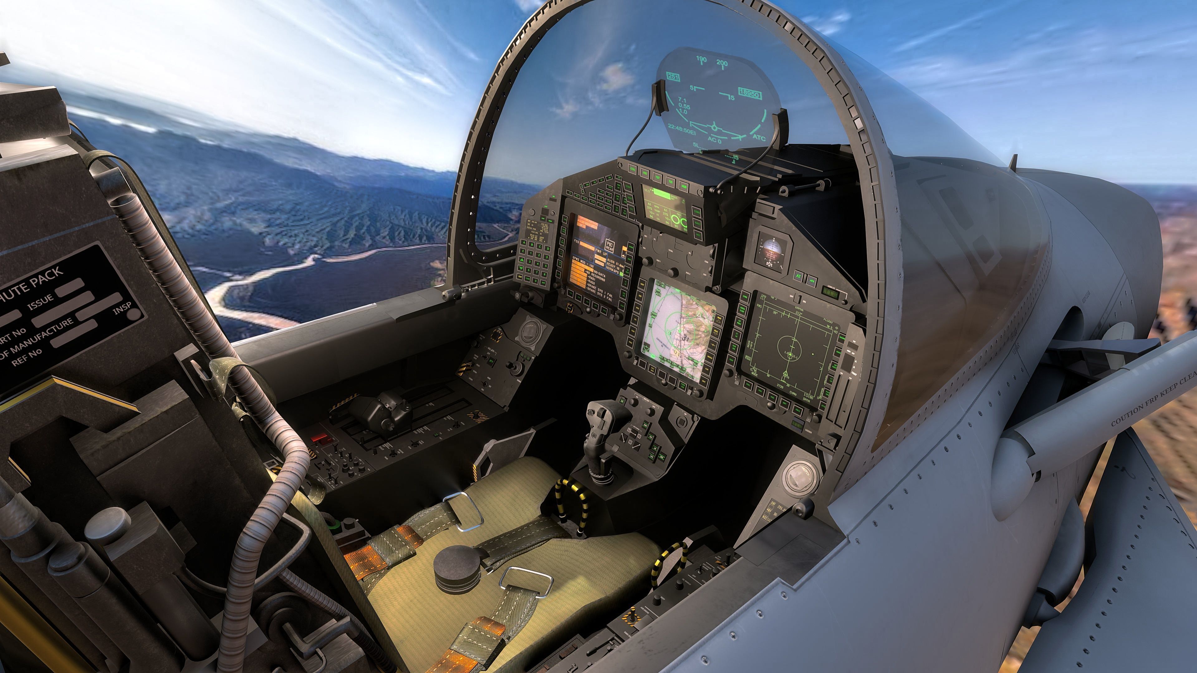 EuroFighter Typhoon Fully Rigged with High Resolution Cocpit Low-poly 3D model_28