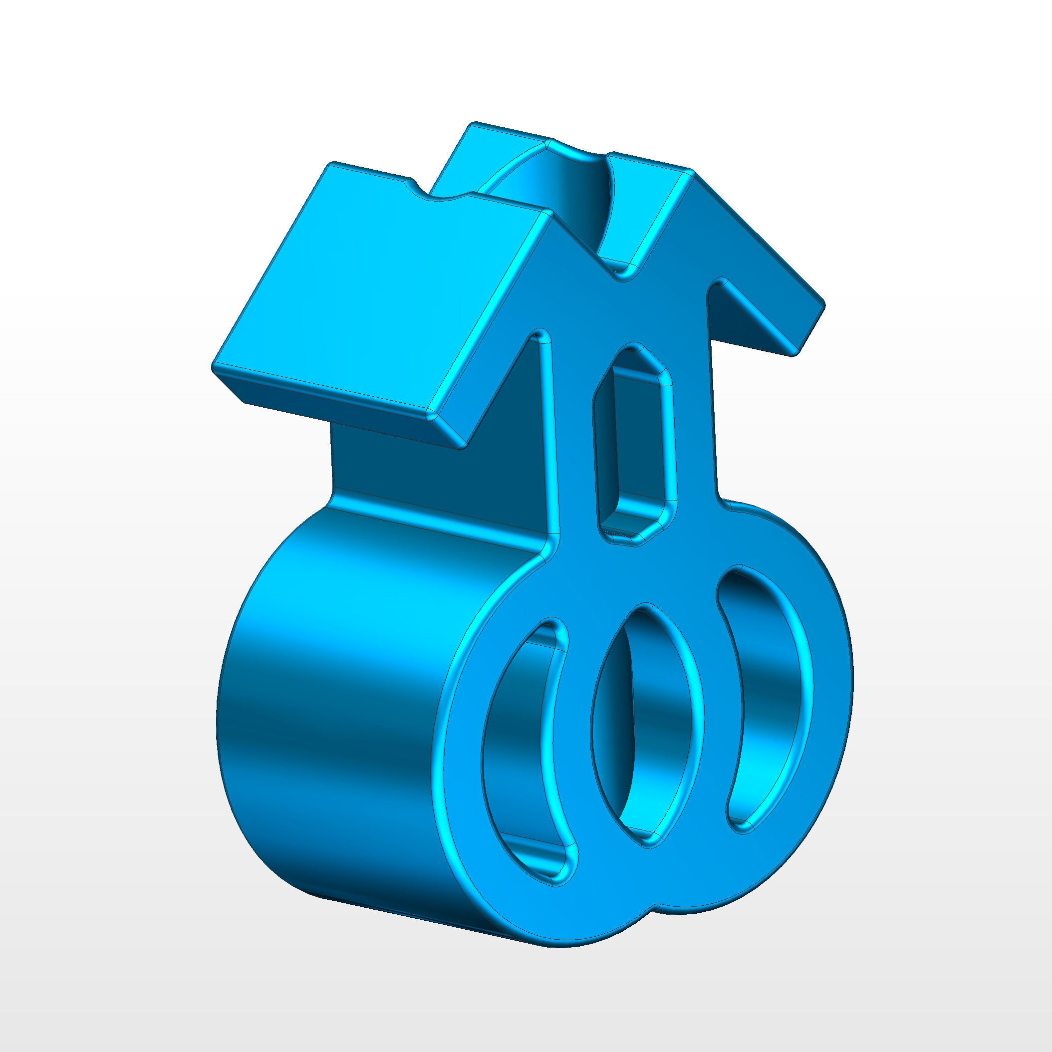 Gay Gender Symbol  3D print model_5