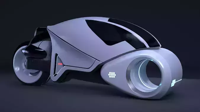 MotoCycle LightCycle  - Tron legacy   3D model