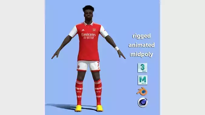 T-P Rigged Bukayo Saka Arsenal