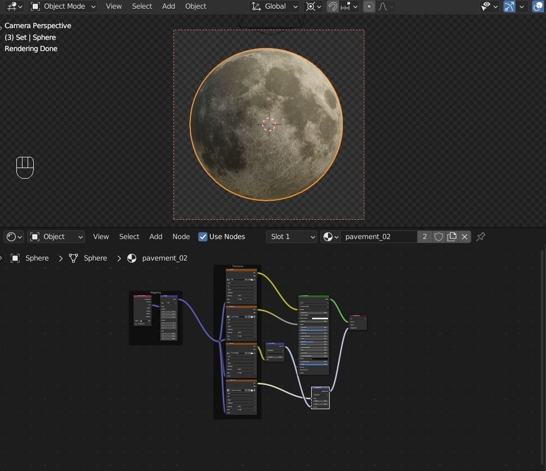 Moon Texture 8k Low-poly 3D model_1