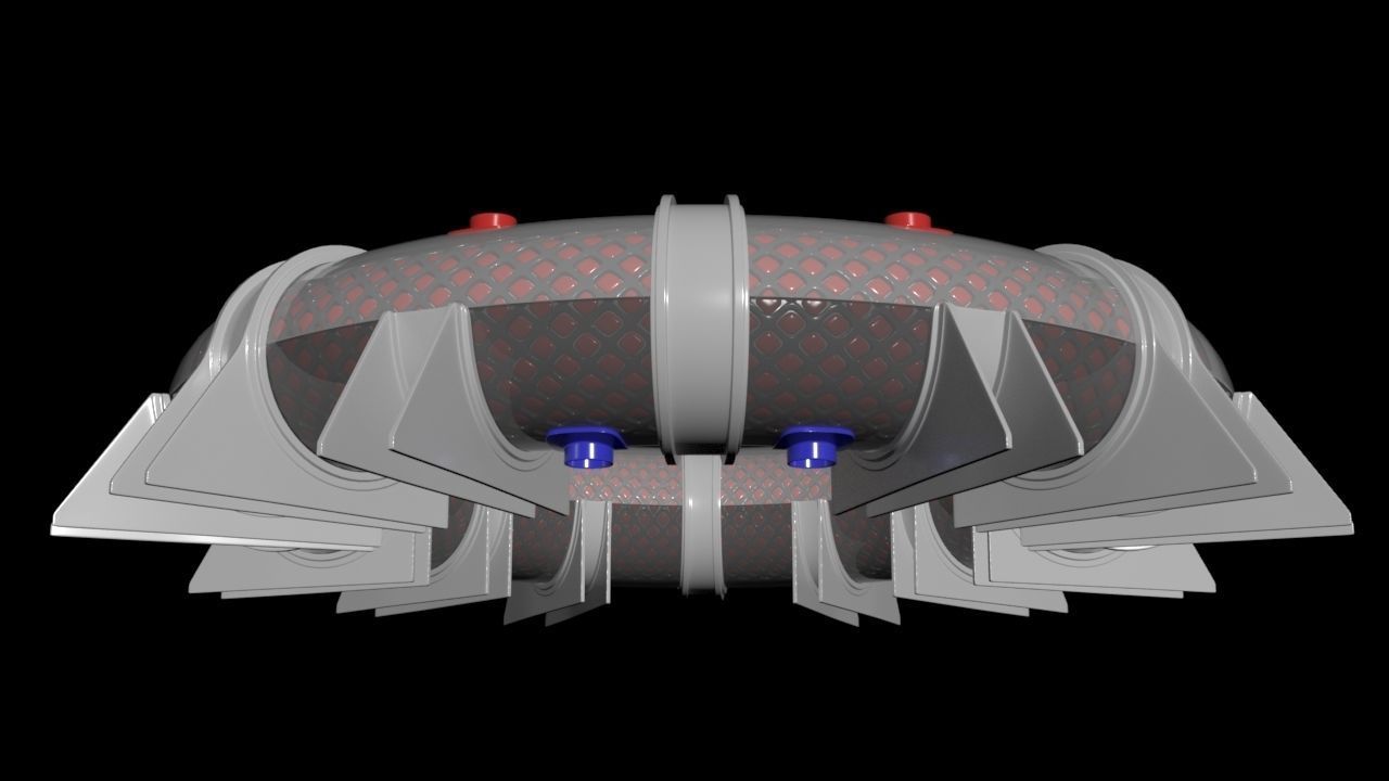 LArendsian Toroidal Serpentium Flux Motor - Generator  - Concept 3D model_3