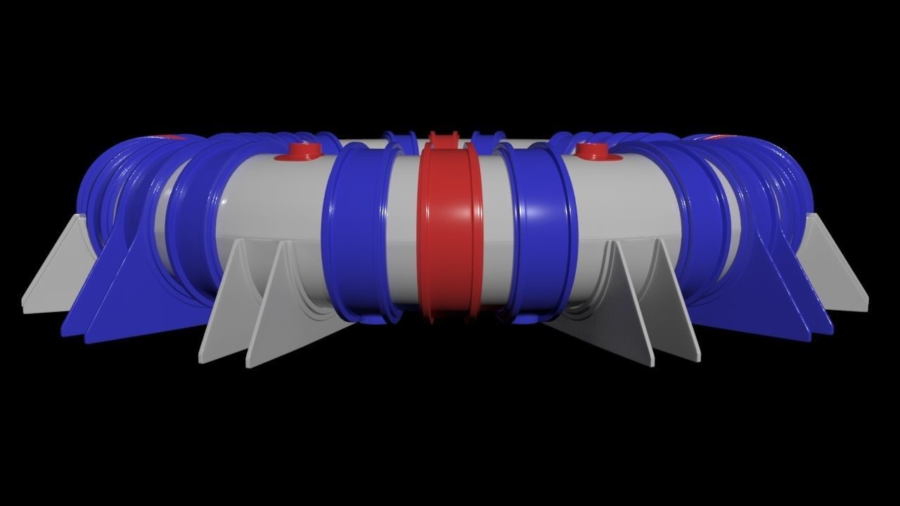 LArendsian Toroidal Serpentium Flux Motor - Generator  - Concept 3D model_29