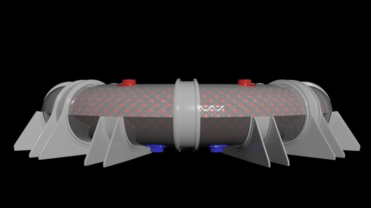 LArendsian Toroidal Serpentium Flux Motor - Generator  - Concept 3D model_1