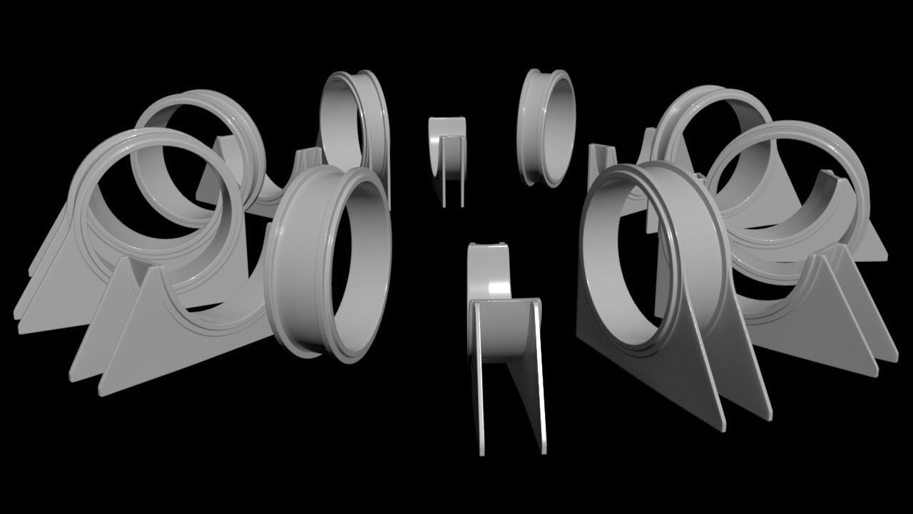 LArendsian Toroidal Serpentium Flux Motor - Generator  - Concept 3D model_6