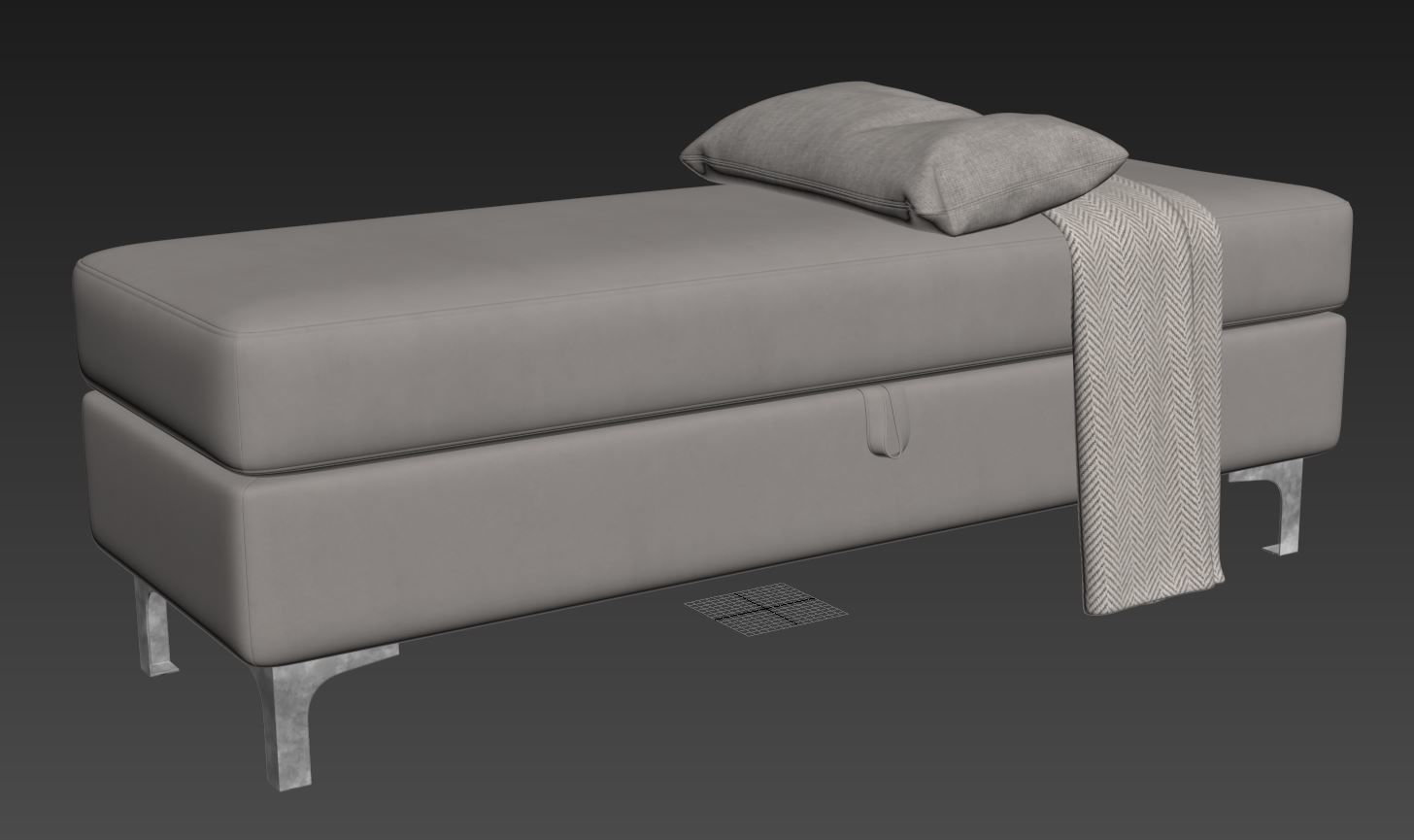 Bench Taquarius by Everly Quinn 3D model_15