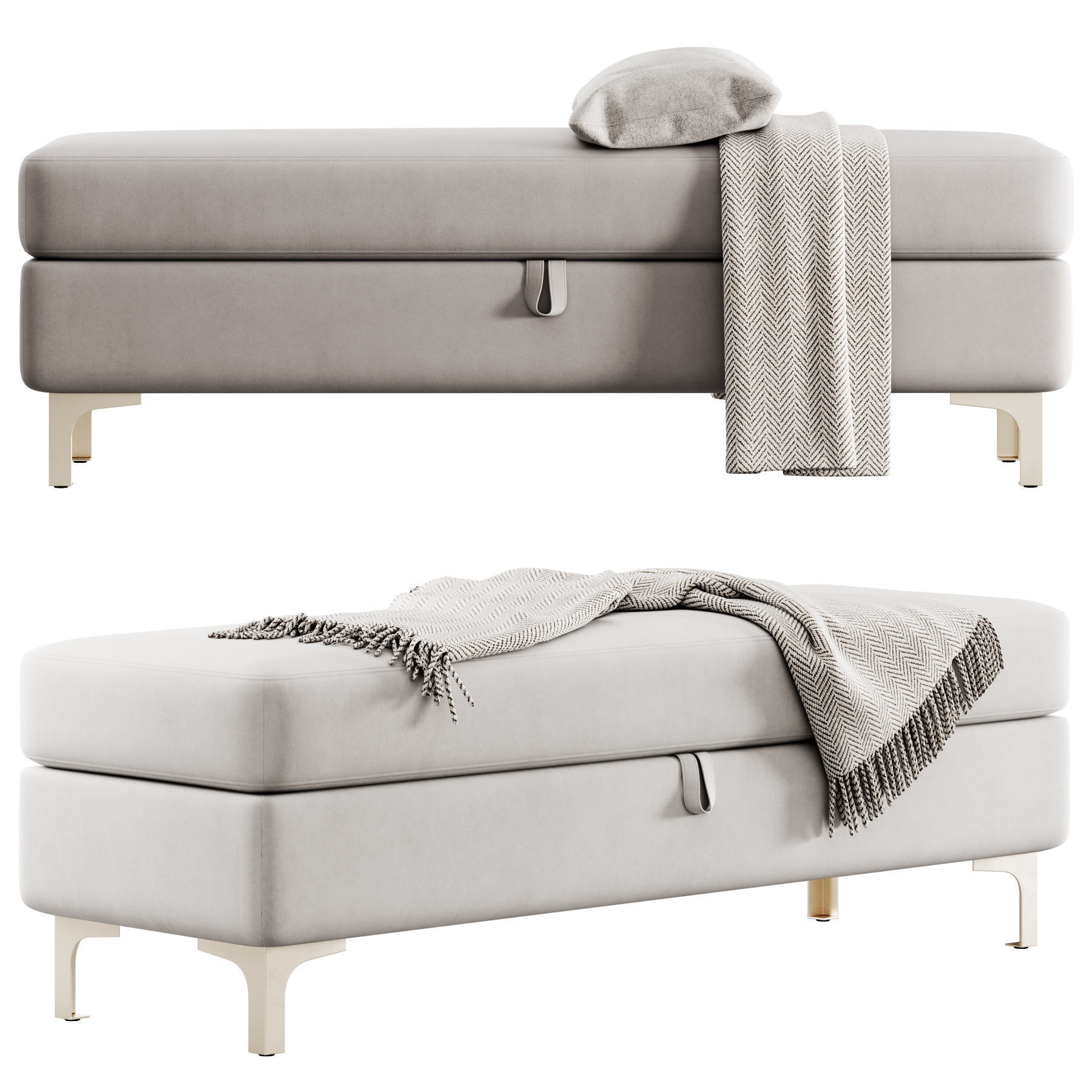 Bench Taquarius by Everly Quinn 3D model_1