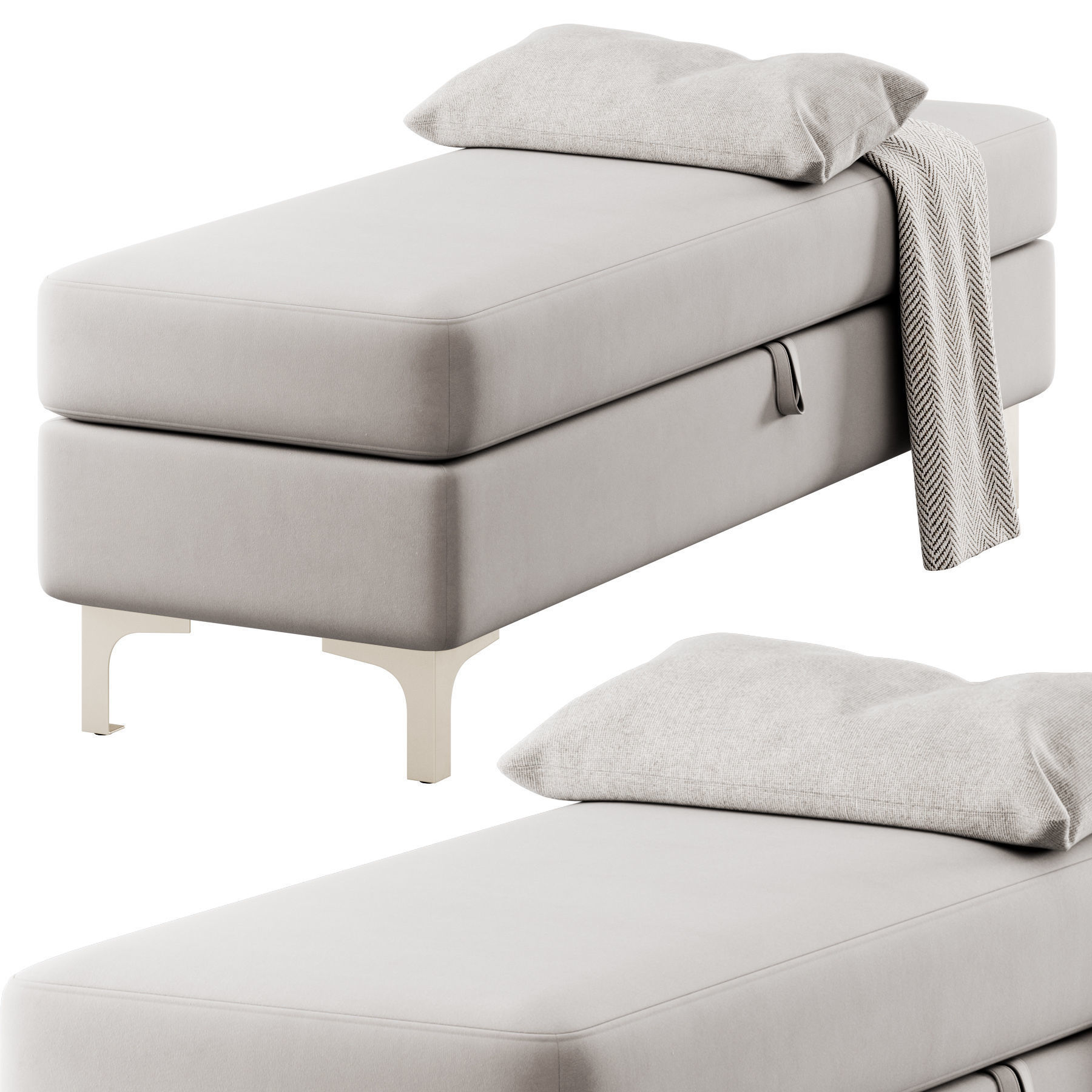 Bench Taquarius by Everly Quinn 3D model_3